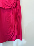 Vestido Manga Única Fucsia