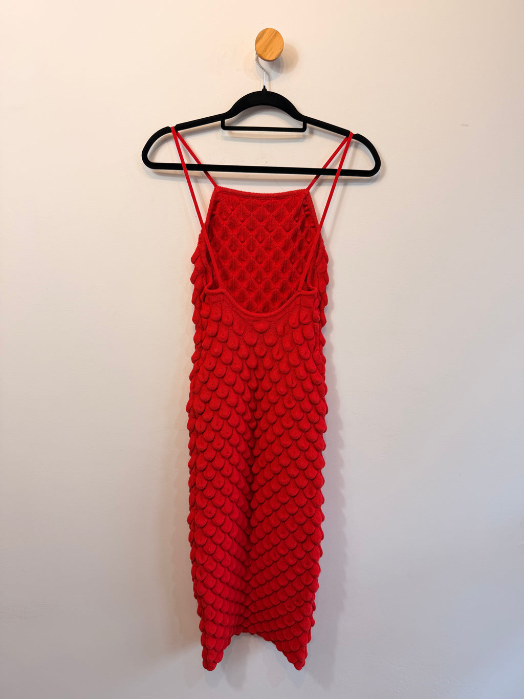 Vestido em Malha Vermelho Anselmi