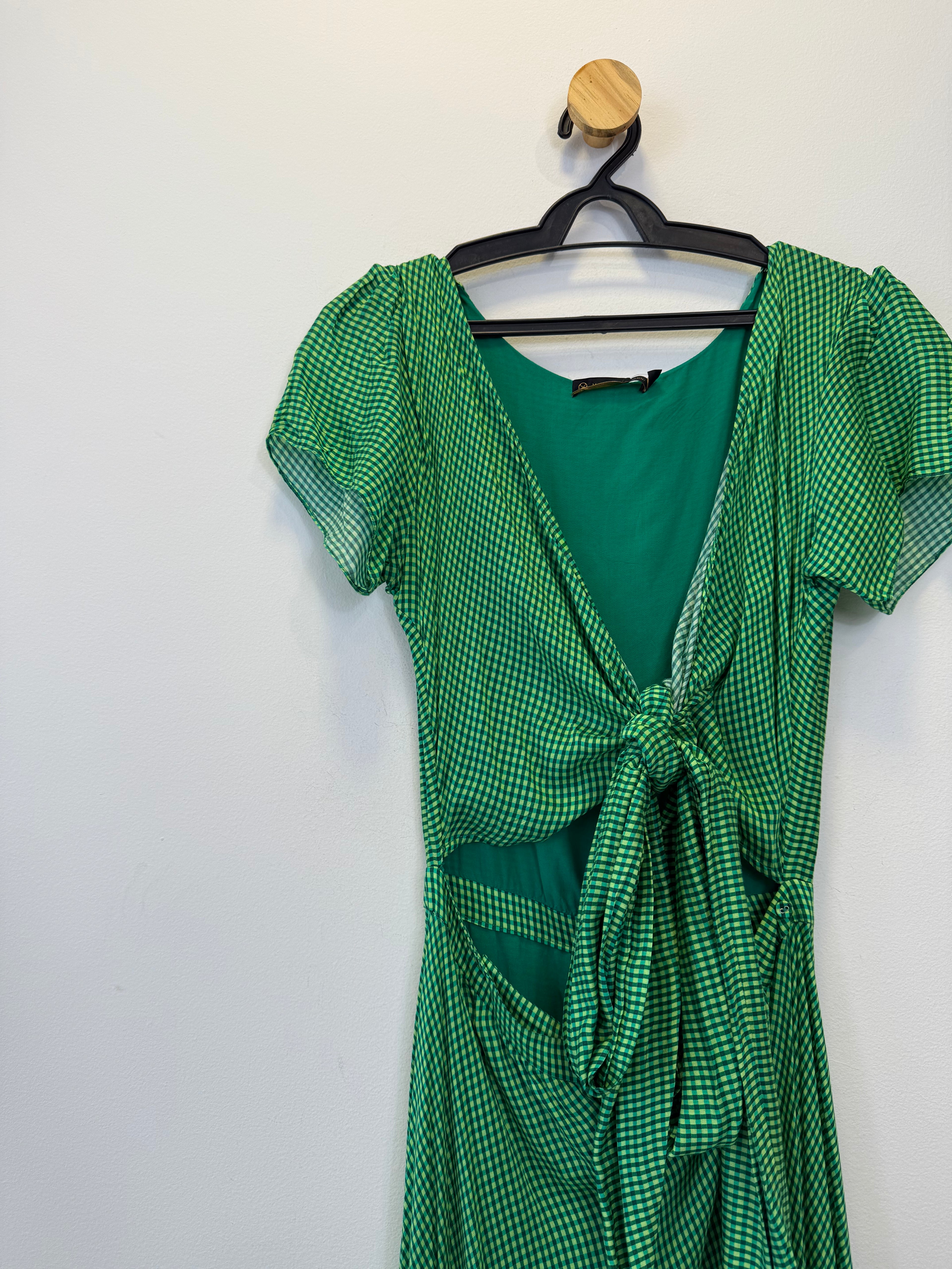 Vestido Xadrez Verde