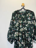 Vestido Verde Estampa Floral