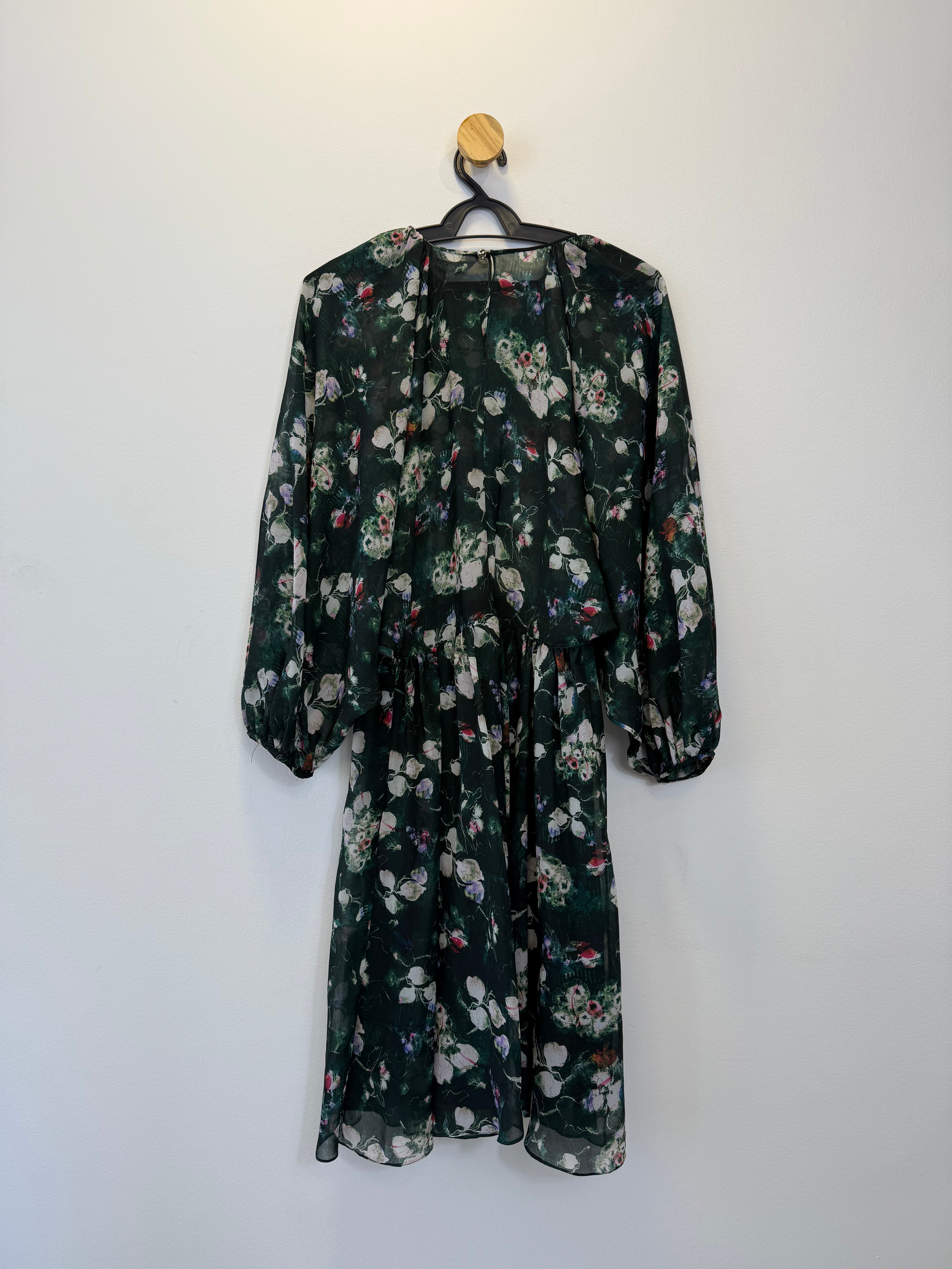 Vestido Verde Estampa Floral
