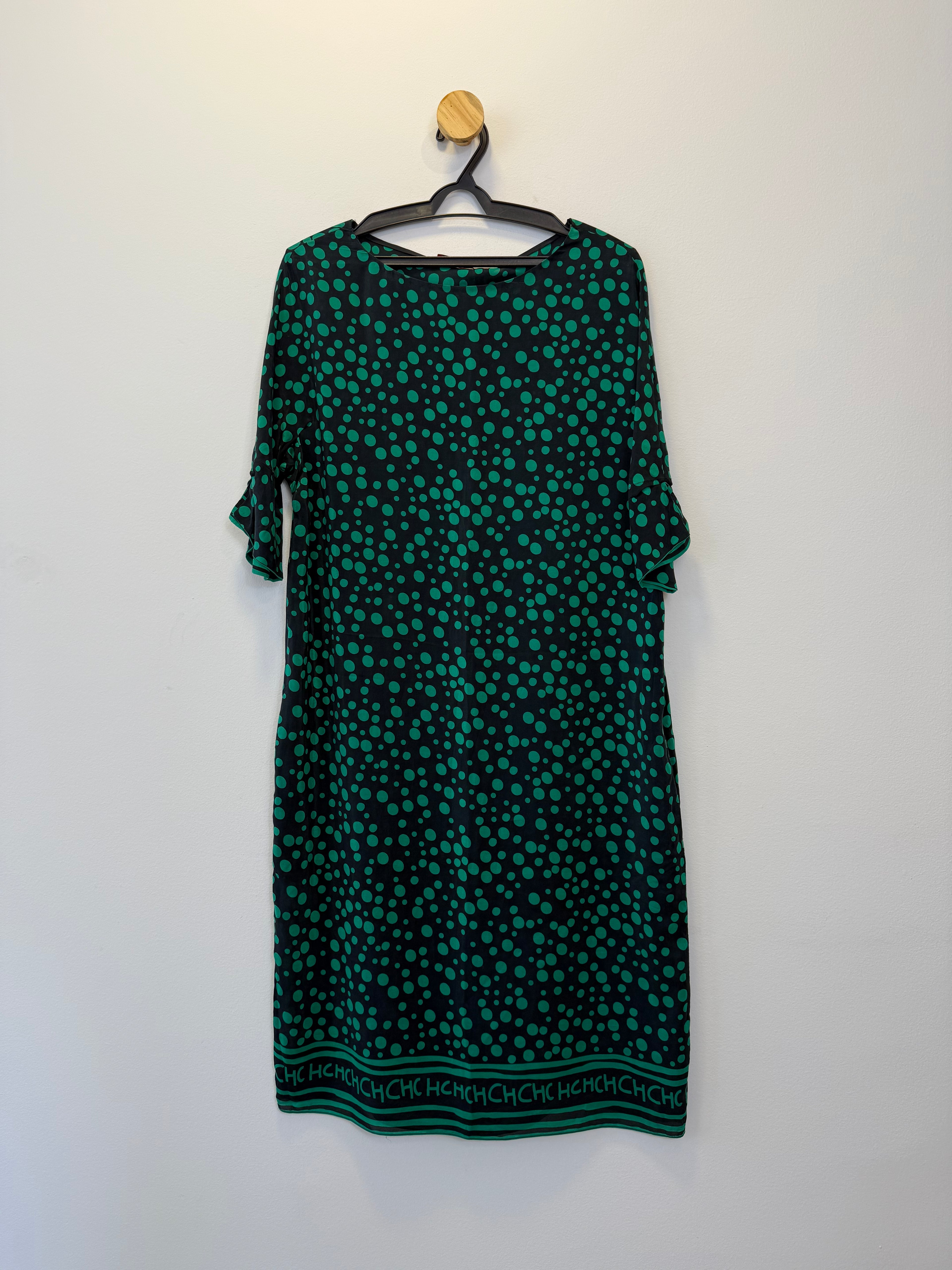 Vestido Esferas Verde