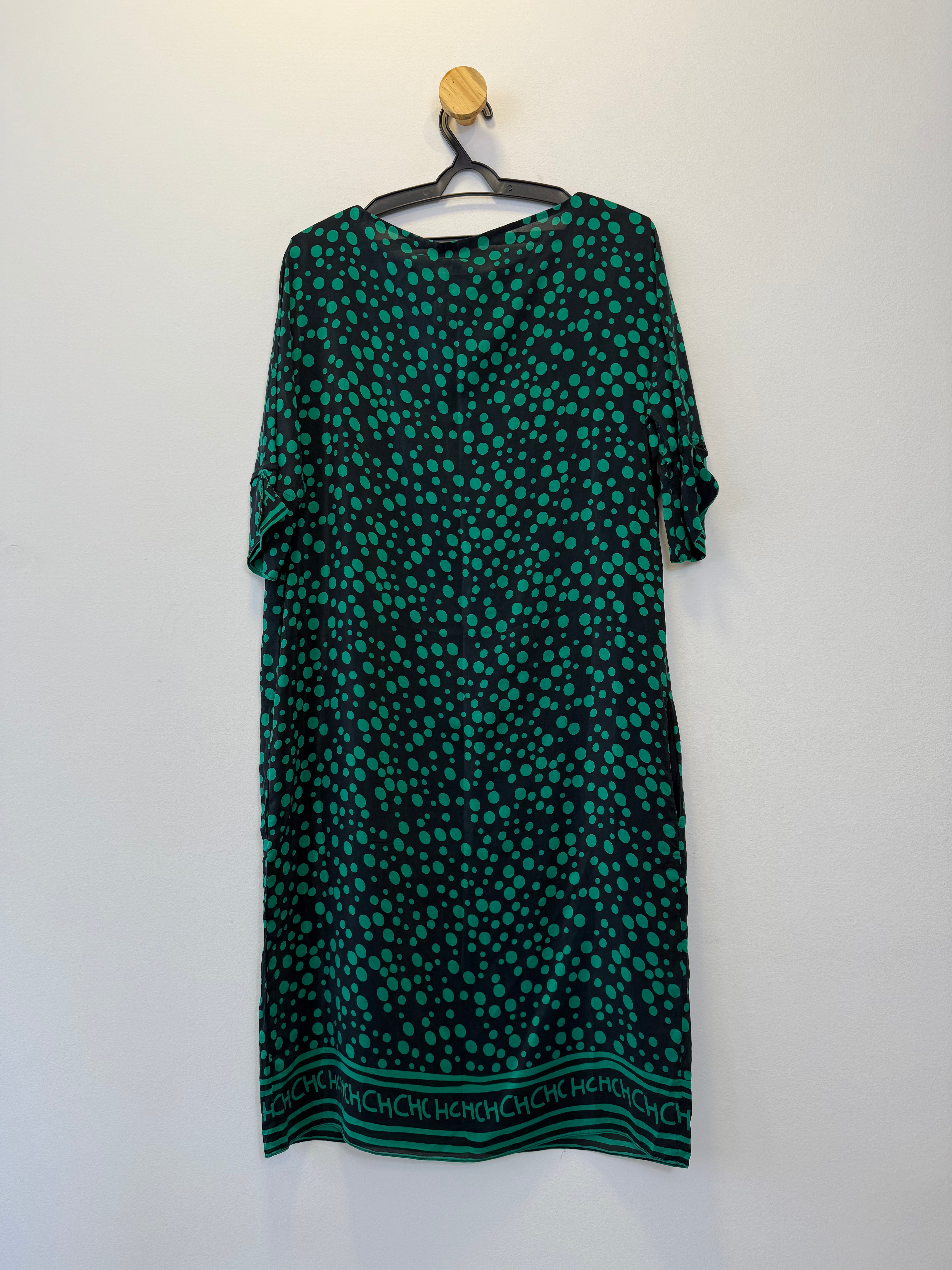 Vestido Esferas Verde