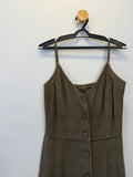 Vestido Midi Verde Musgo