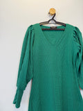 Vestido Manga Princesa Verde