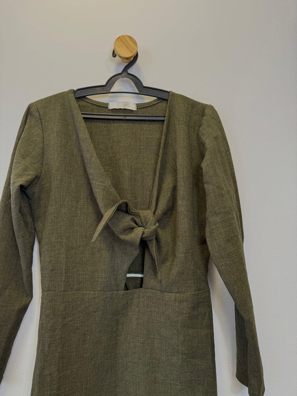 Vestido Mescla Verde Musgo