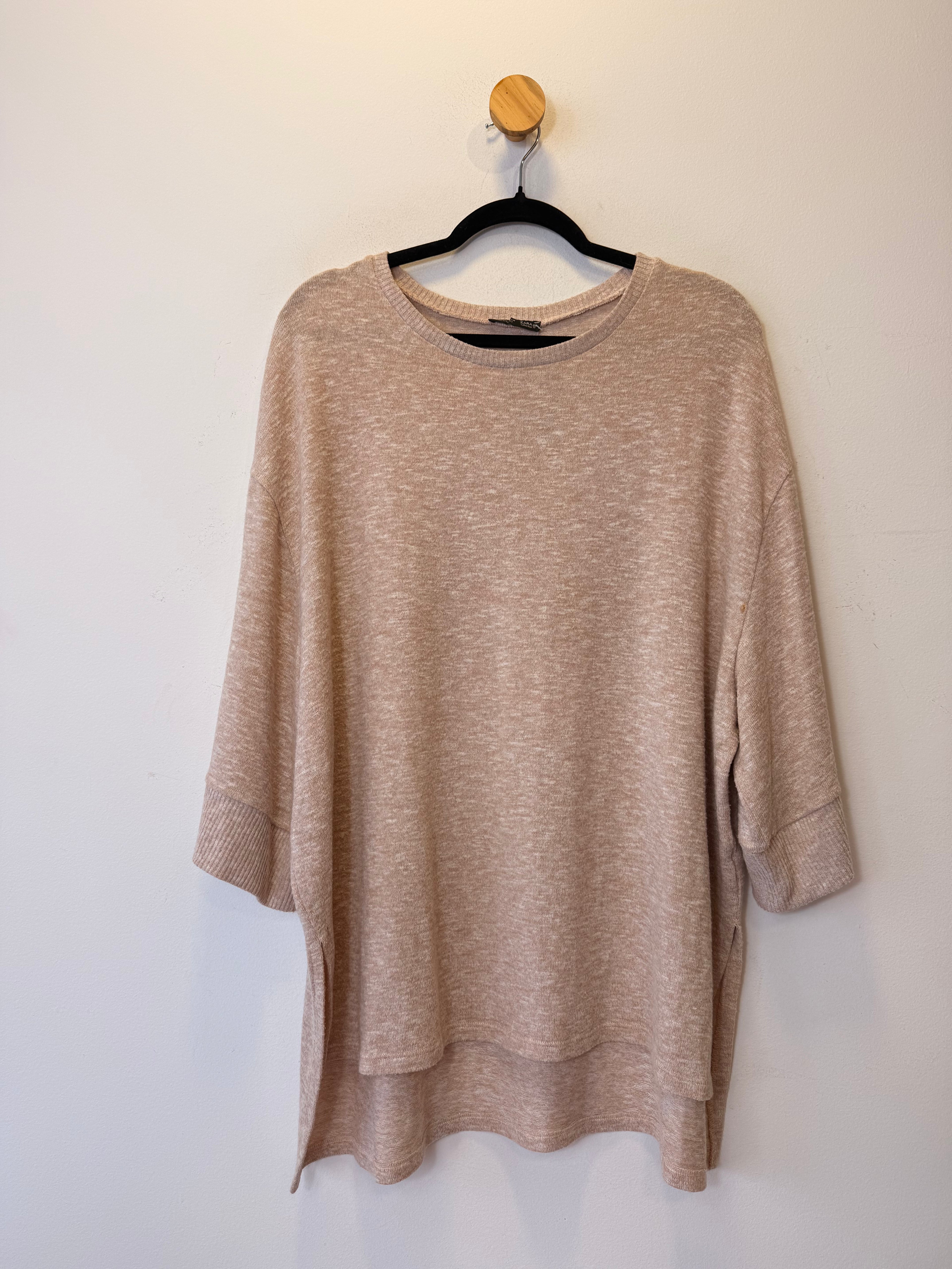Blusa em Malha Rosa Zara