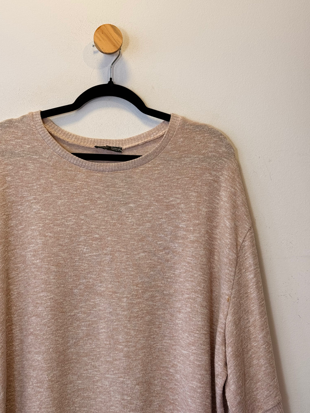Blusa em Malha Rosa Zara