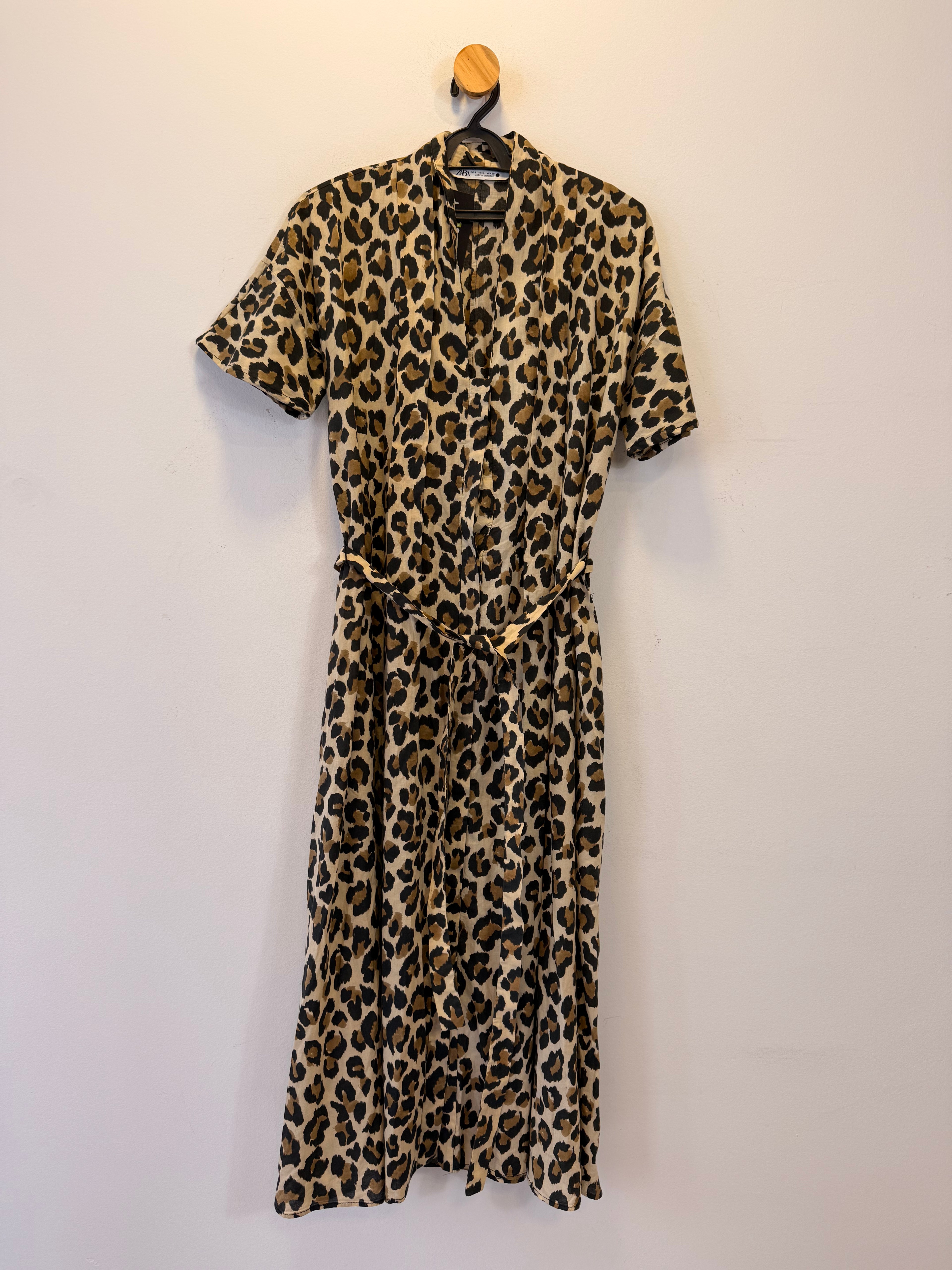Vestido Animal Print Zara