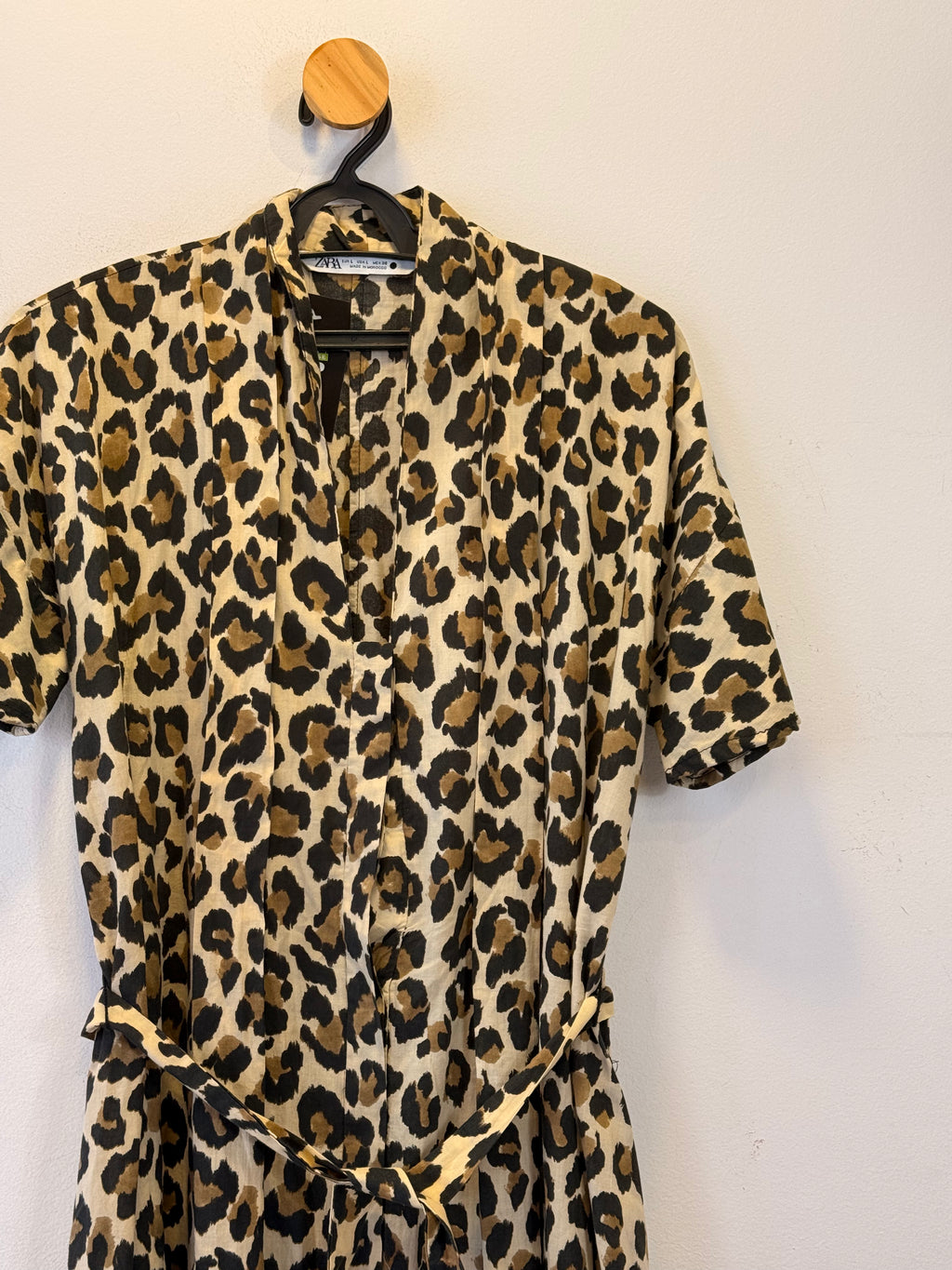 Vestido Animal Print Zara