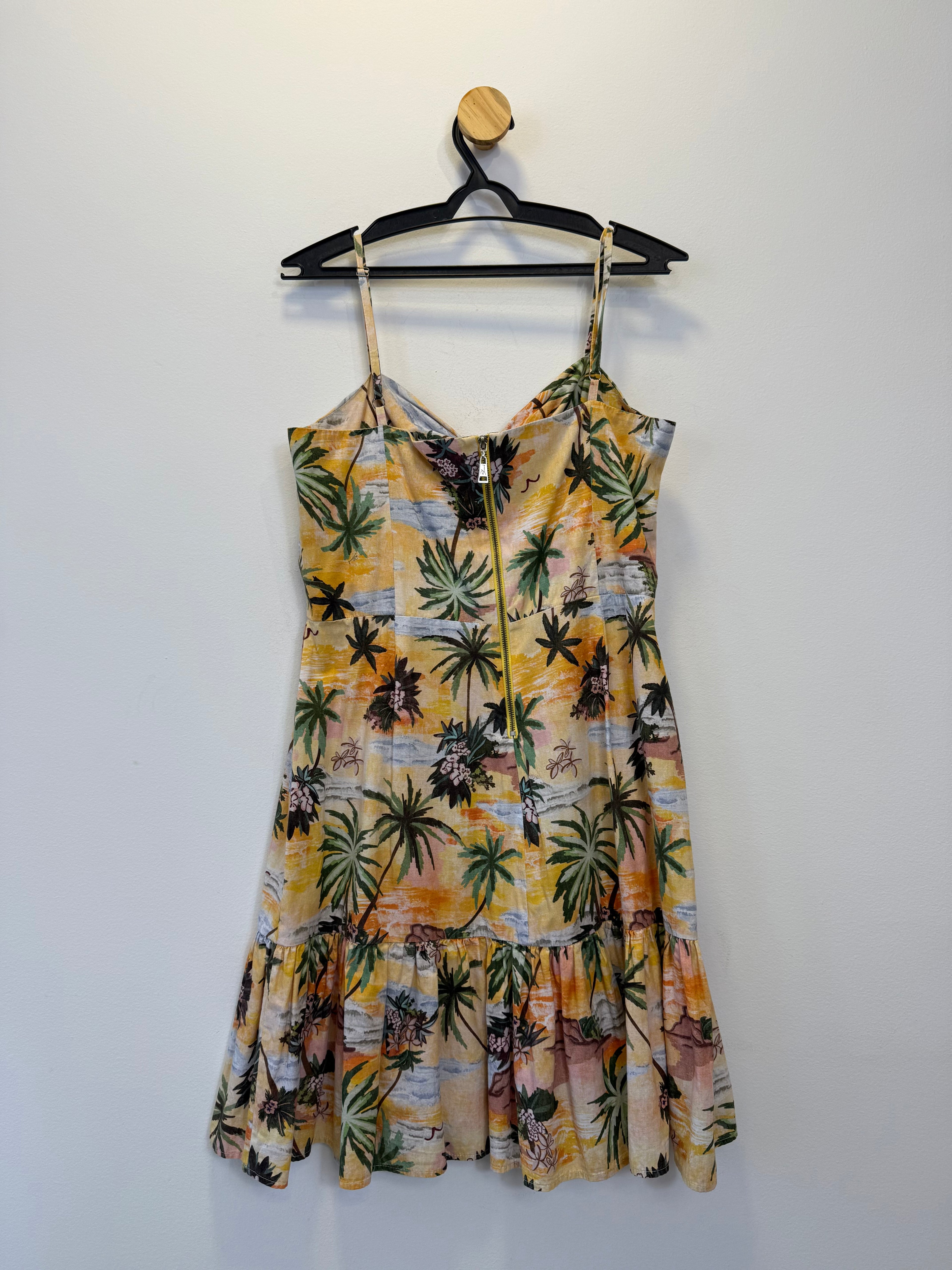 Vestido Estampa Tropical