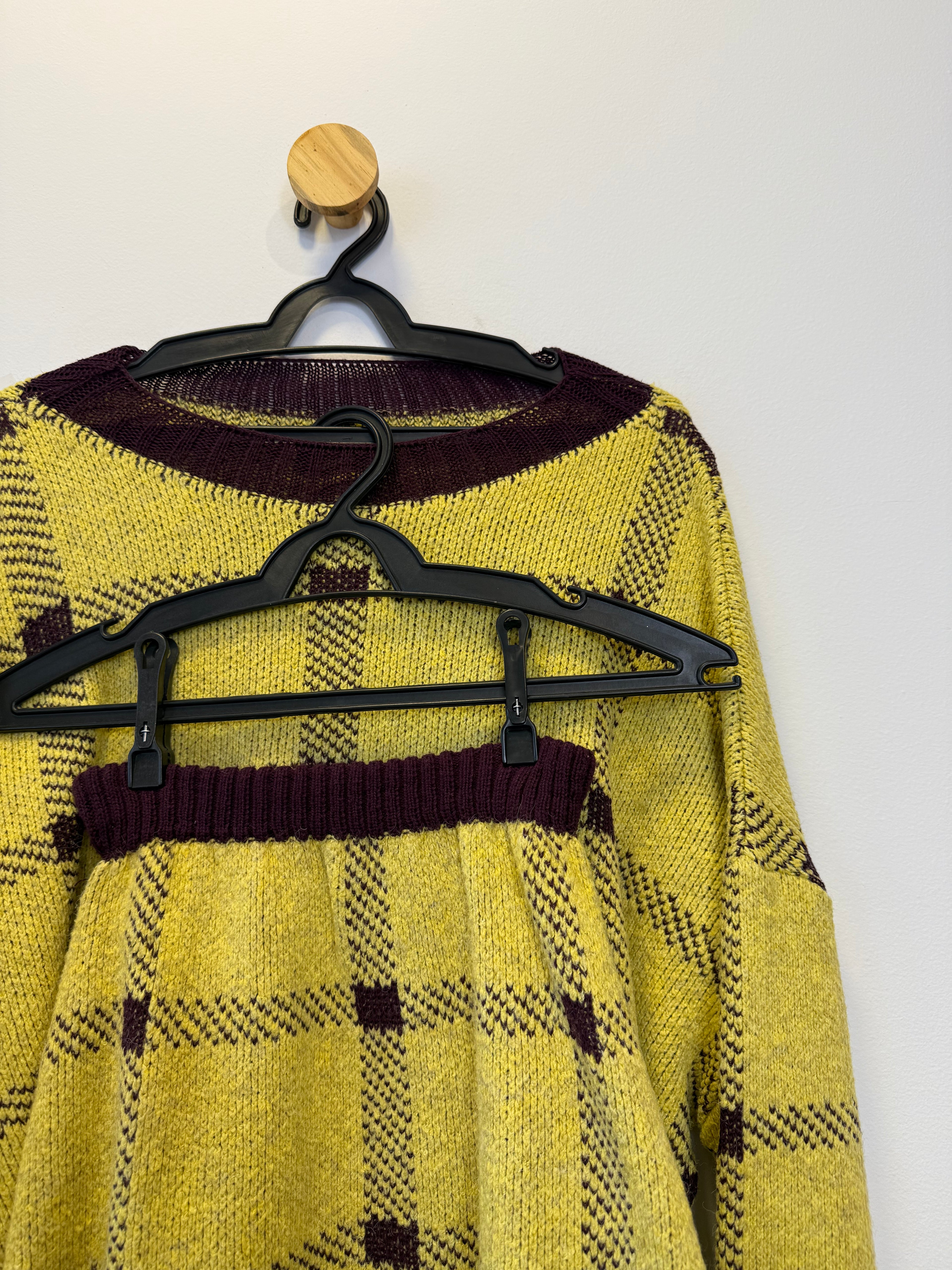 Conjunto Xadrez Amarelo