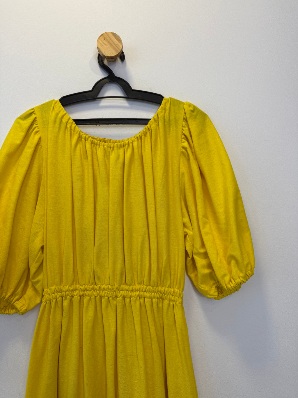 Vestido Evasê Amarelo