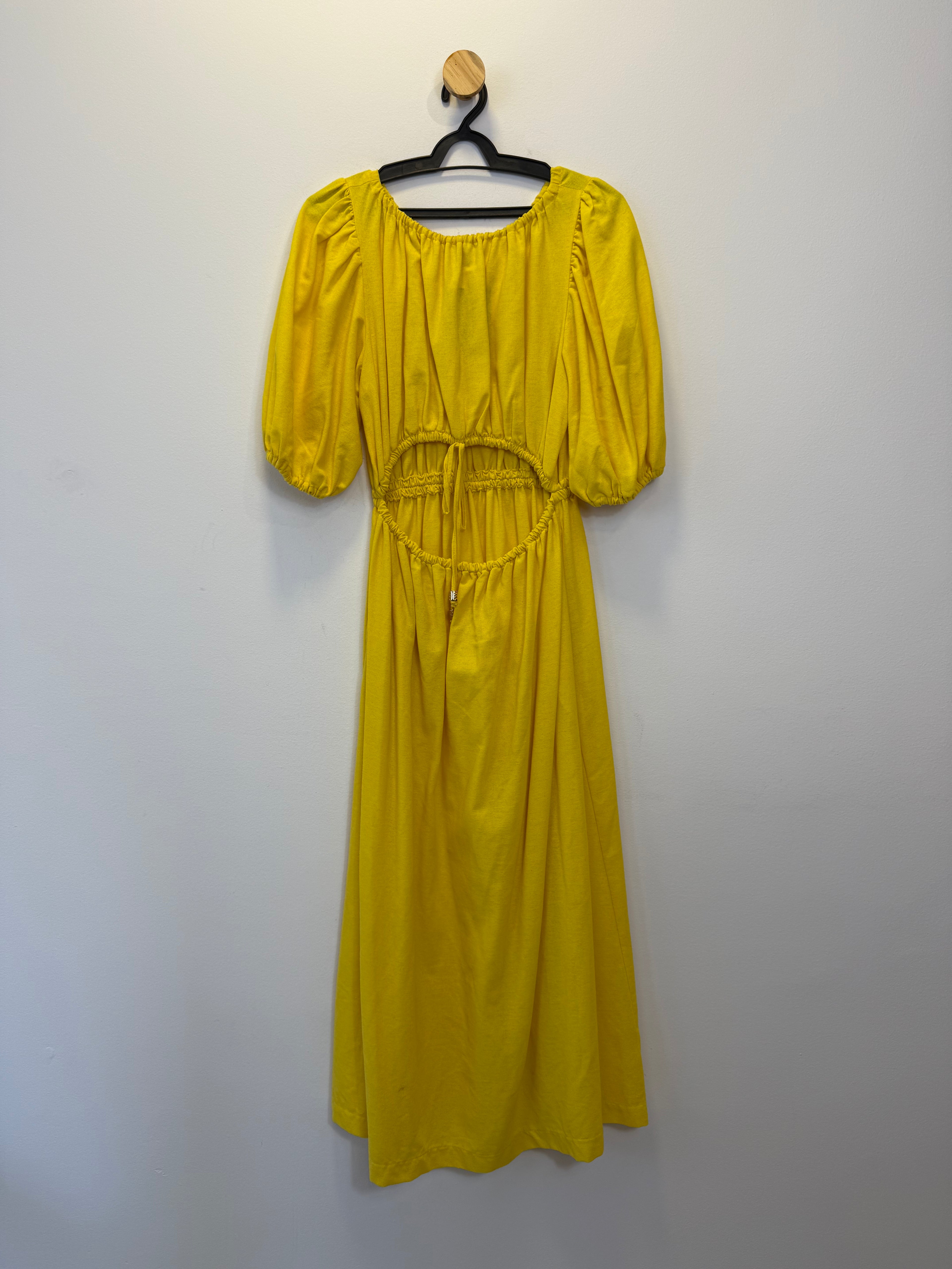 Vestido Evasê Amarelo