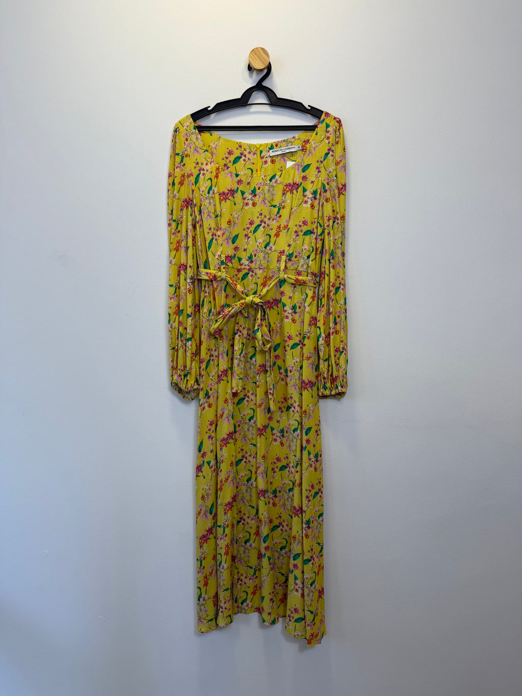 Vestido Amarelo Estampado