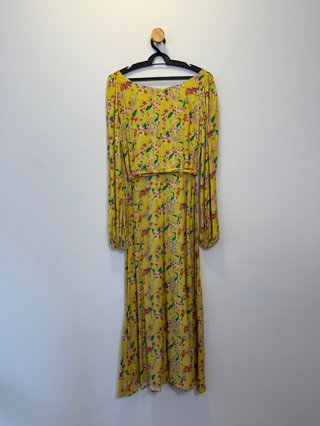 Vestido Amarelo Estampado