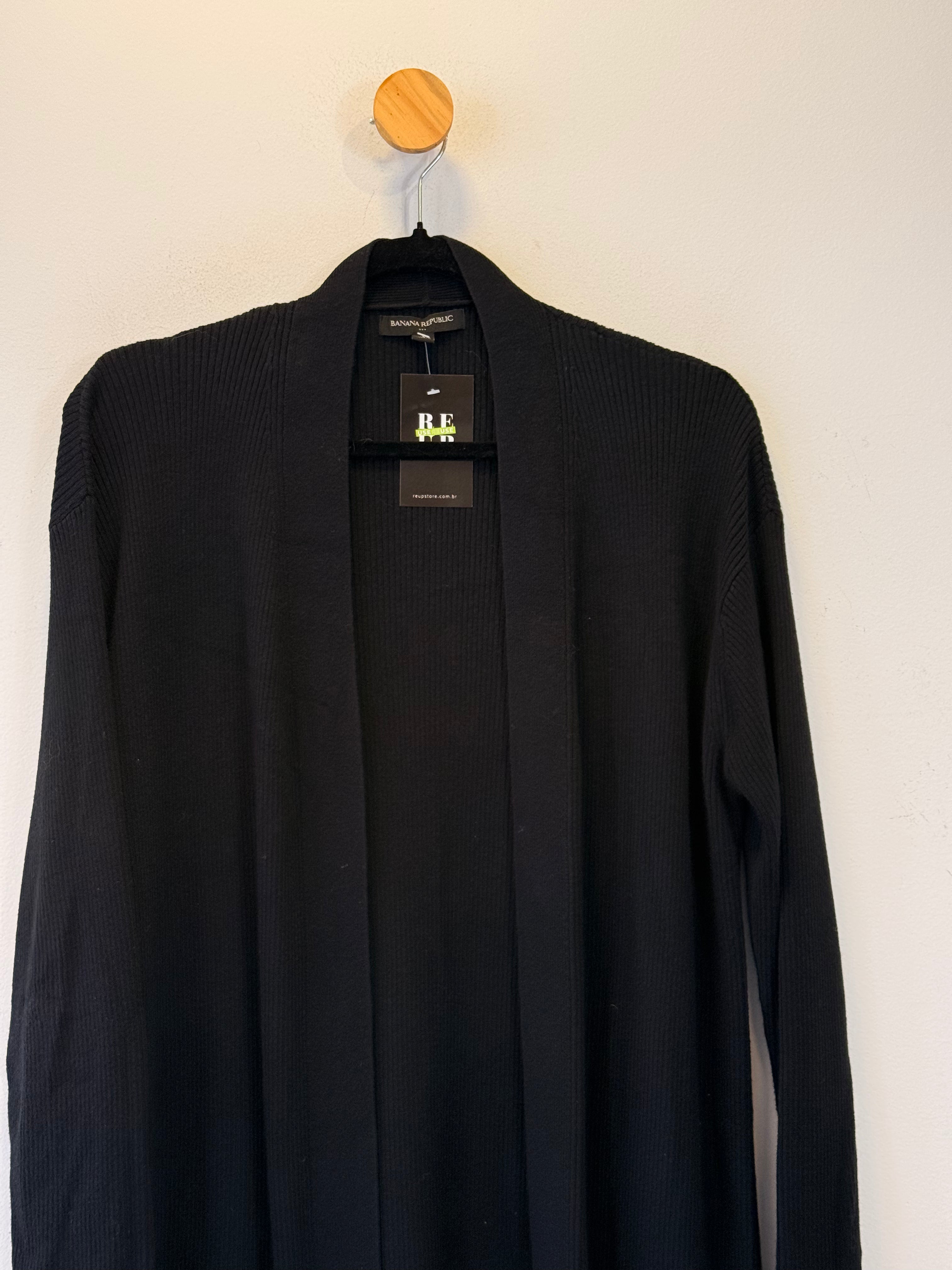 Casaco Preto de Tricot Banana Republic