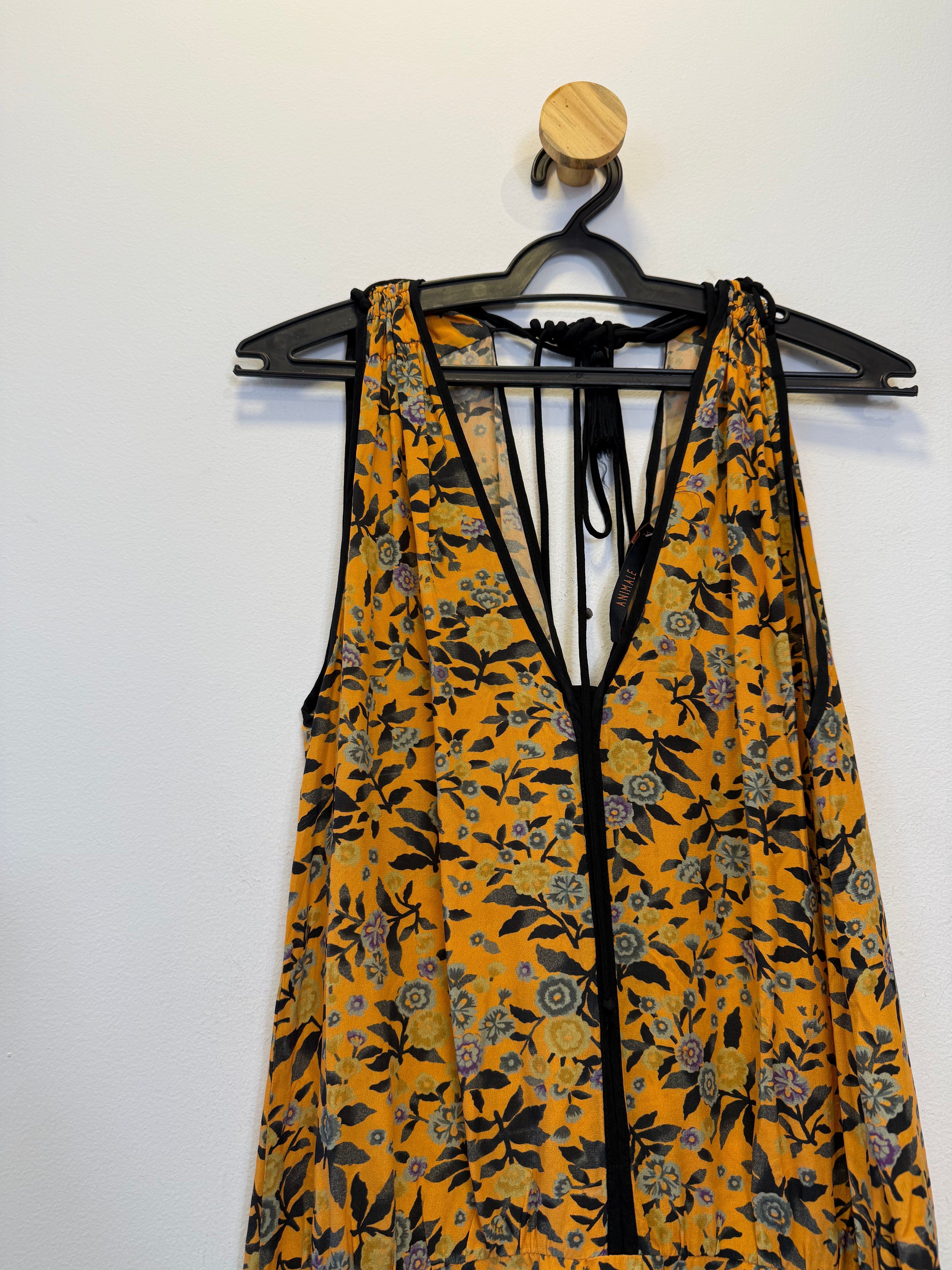 Vestido Seda Estampada