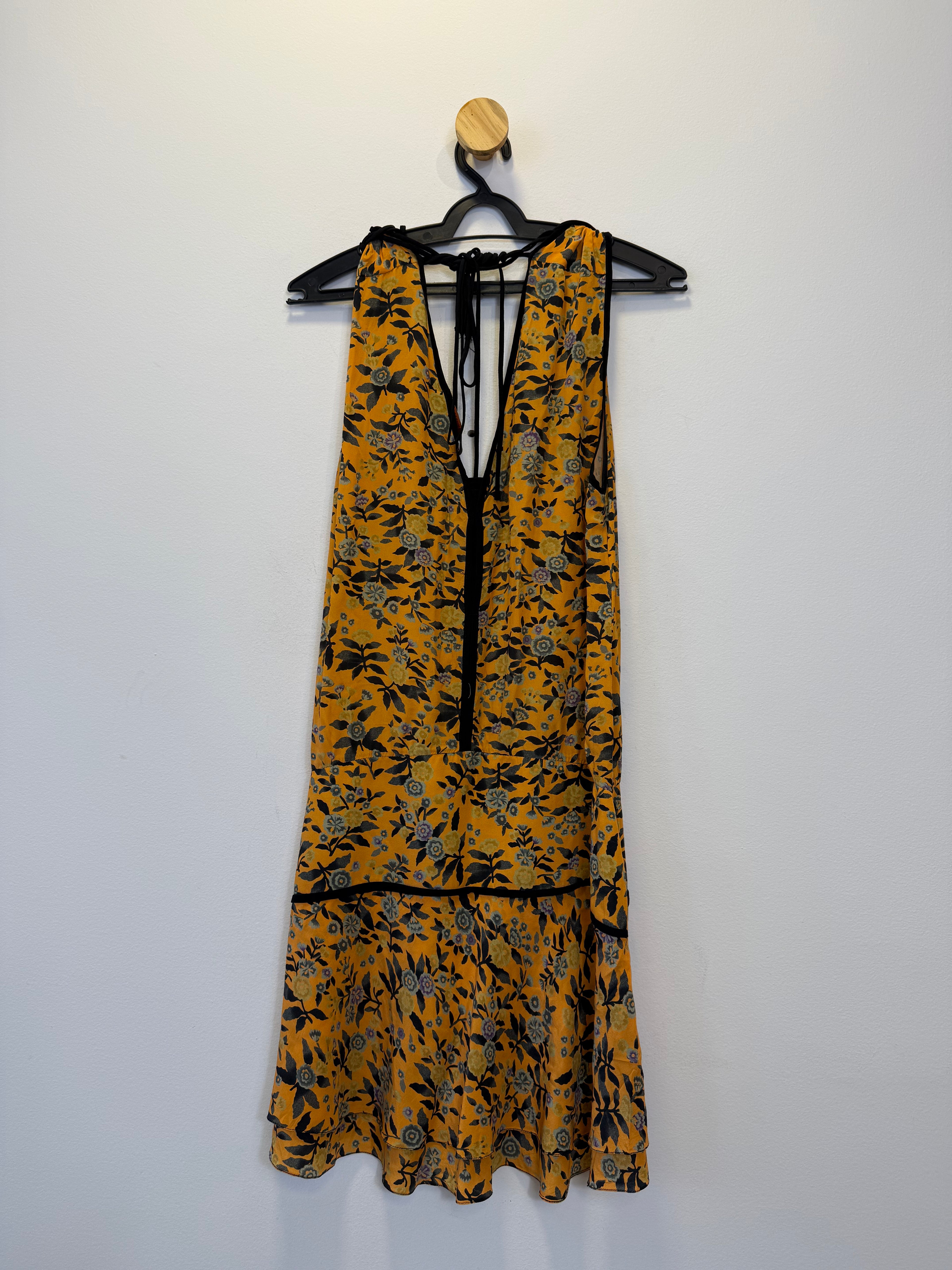 Vestido Seda Estampada