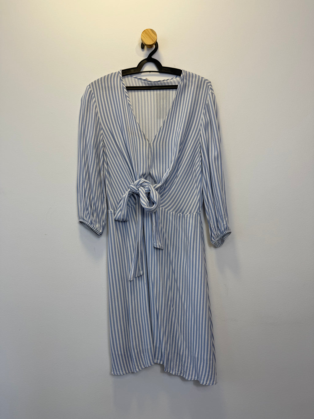 Vestido Listrado Azul