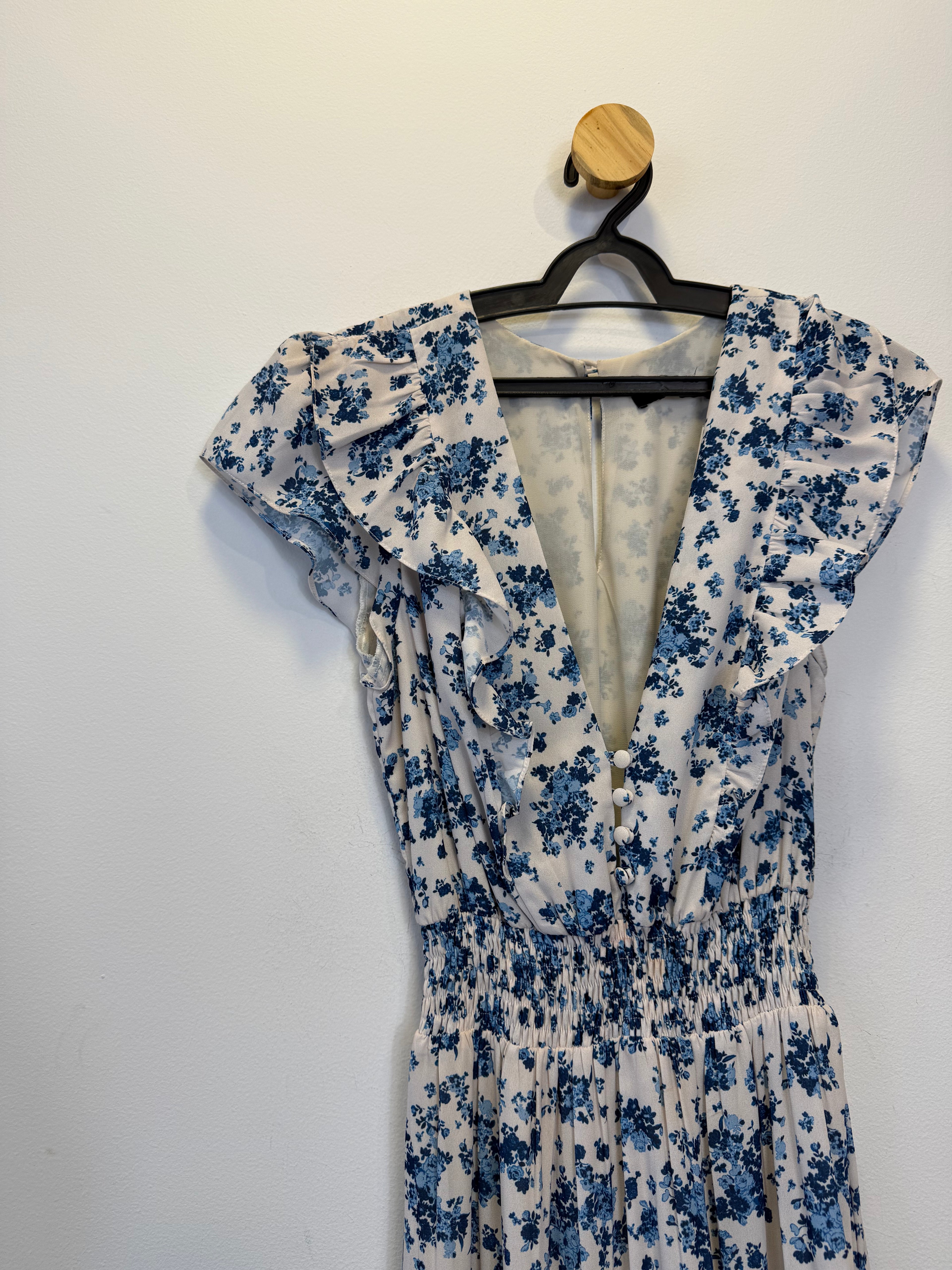 Vestido Floral Azul