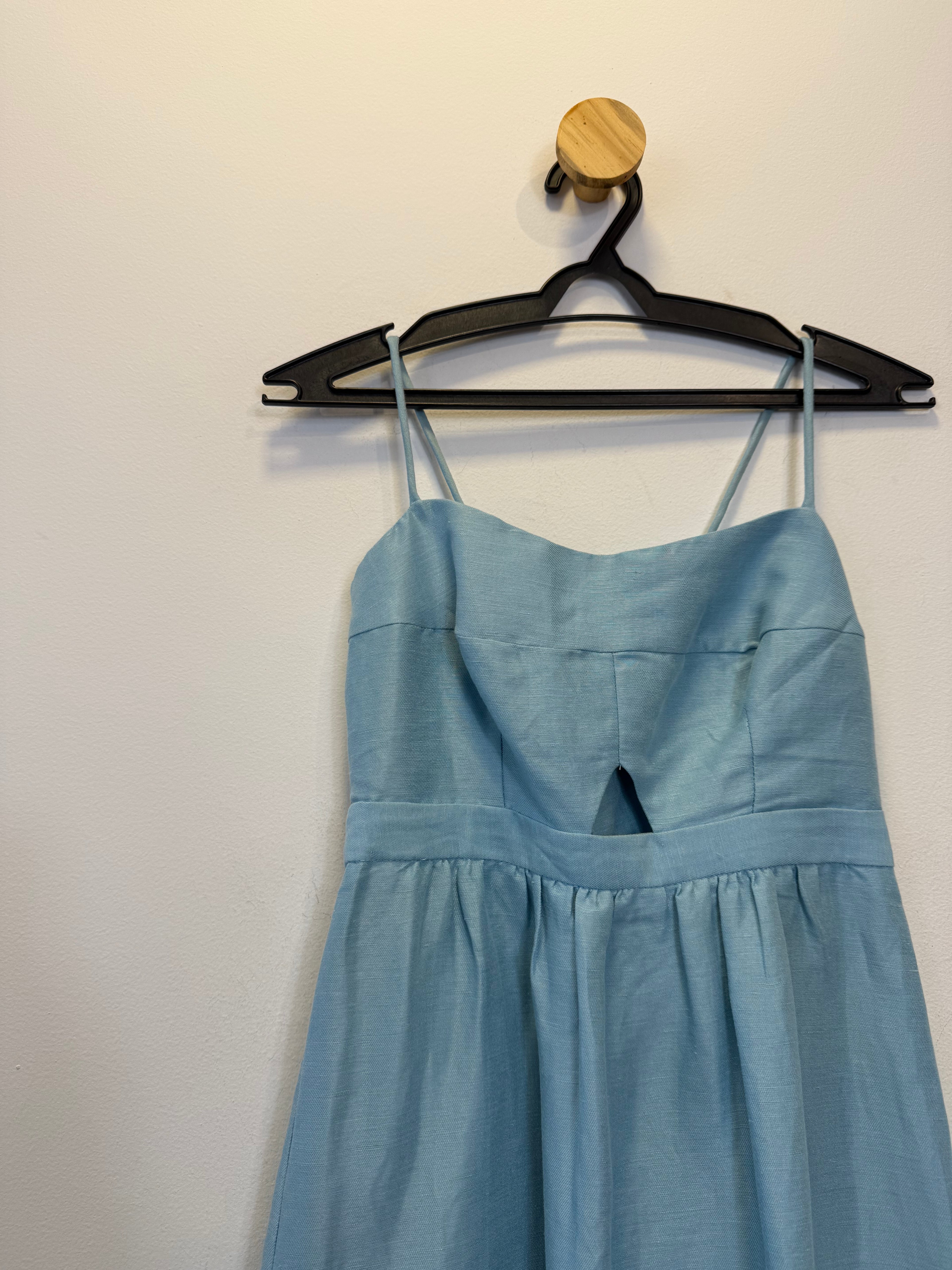 Vestido Longo Azul Celeste