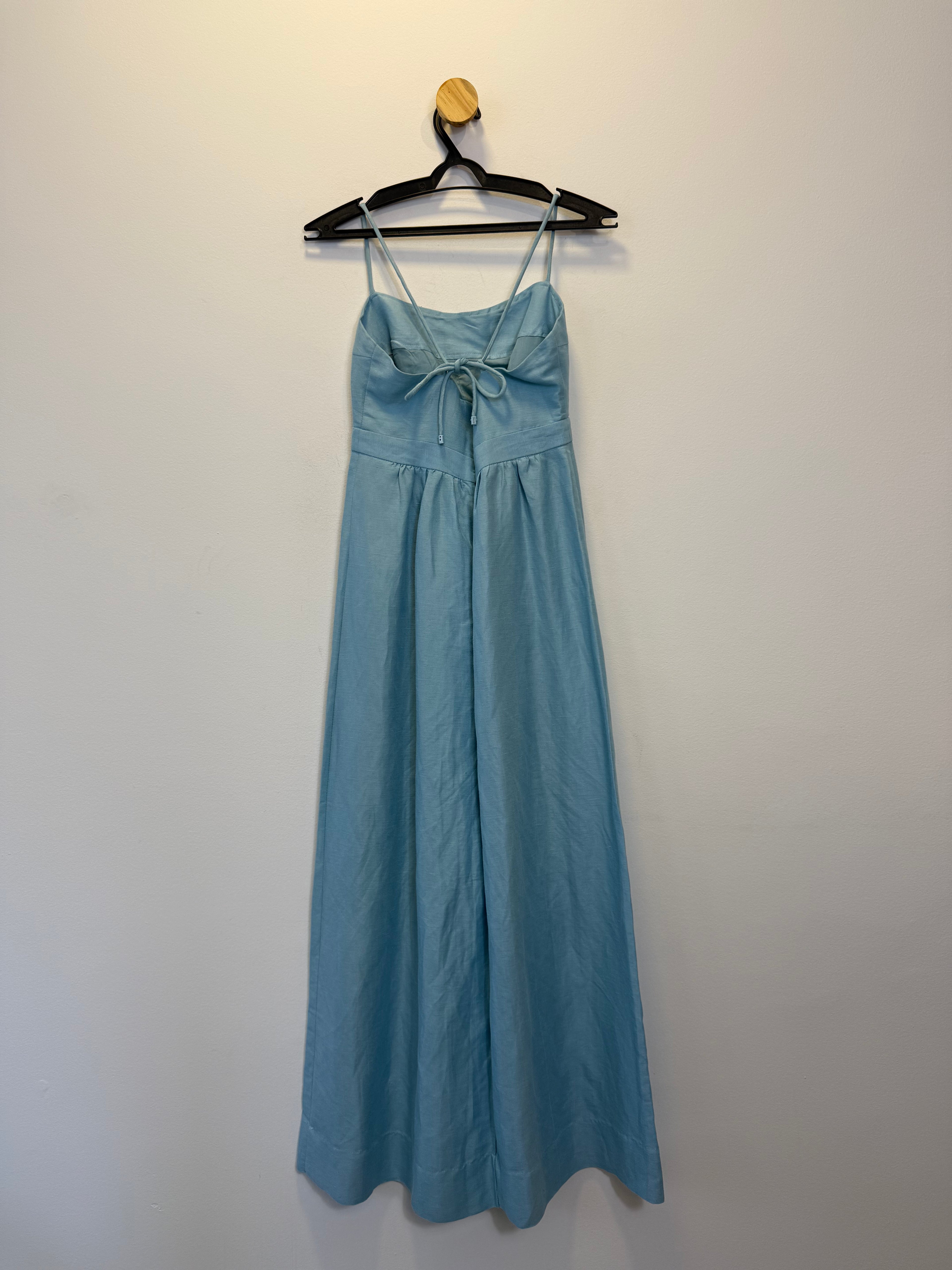 Vestido Longo Azul Celeste