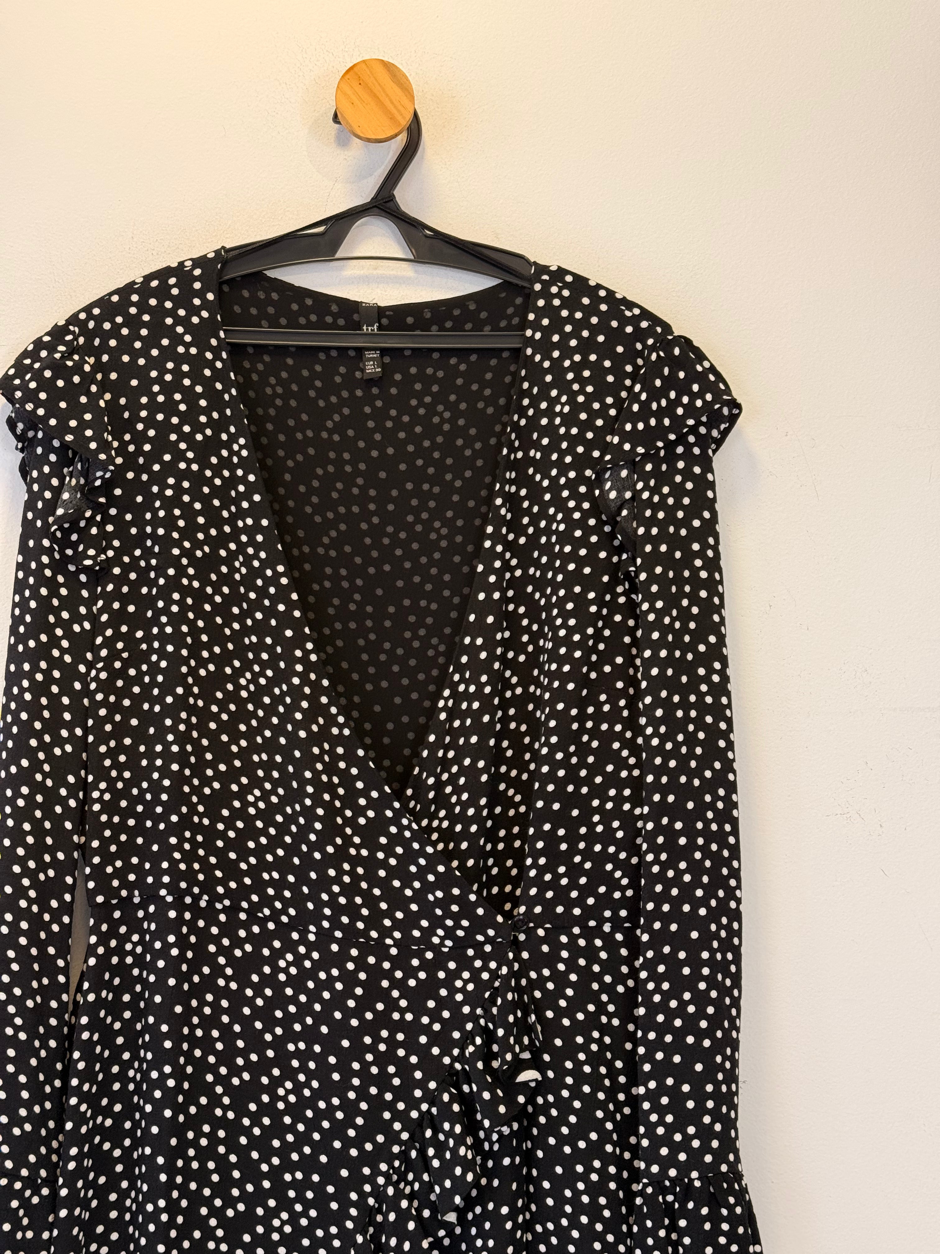 Vestido Poá Zara