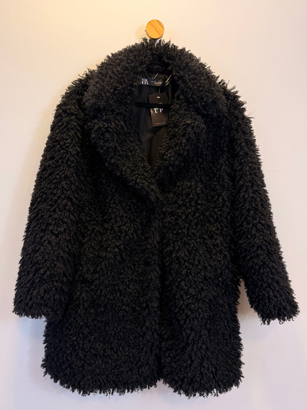 Casaco Over Preto Zara