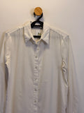 Camisa Branca Sacada com Linho