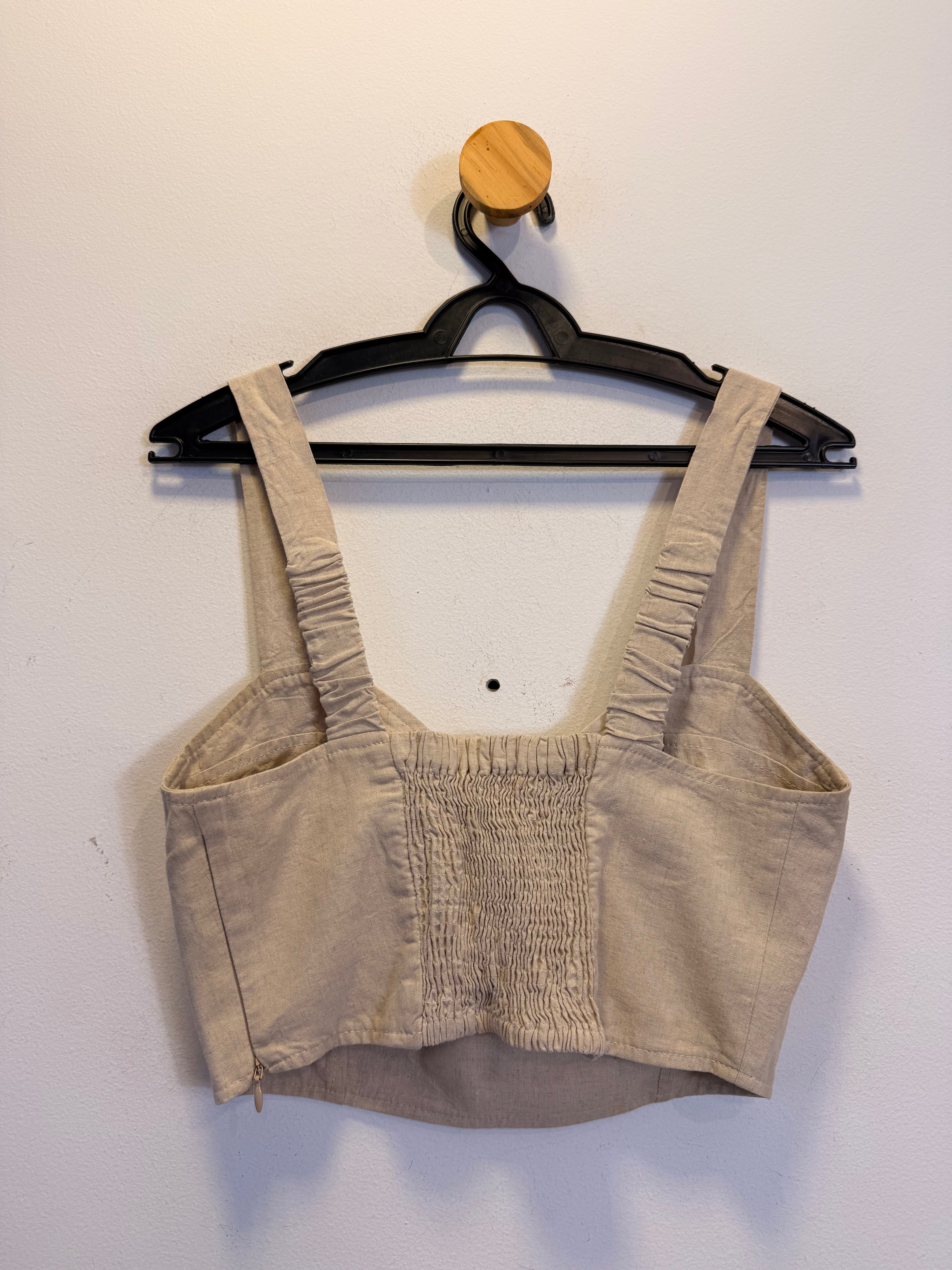 Cropped Bege Shoulder