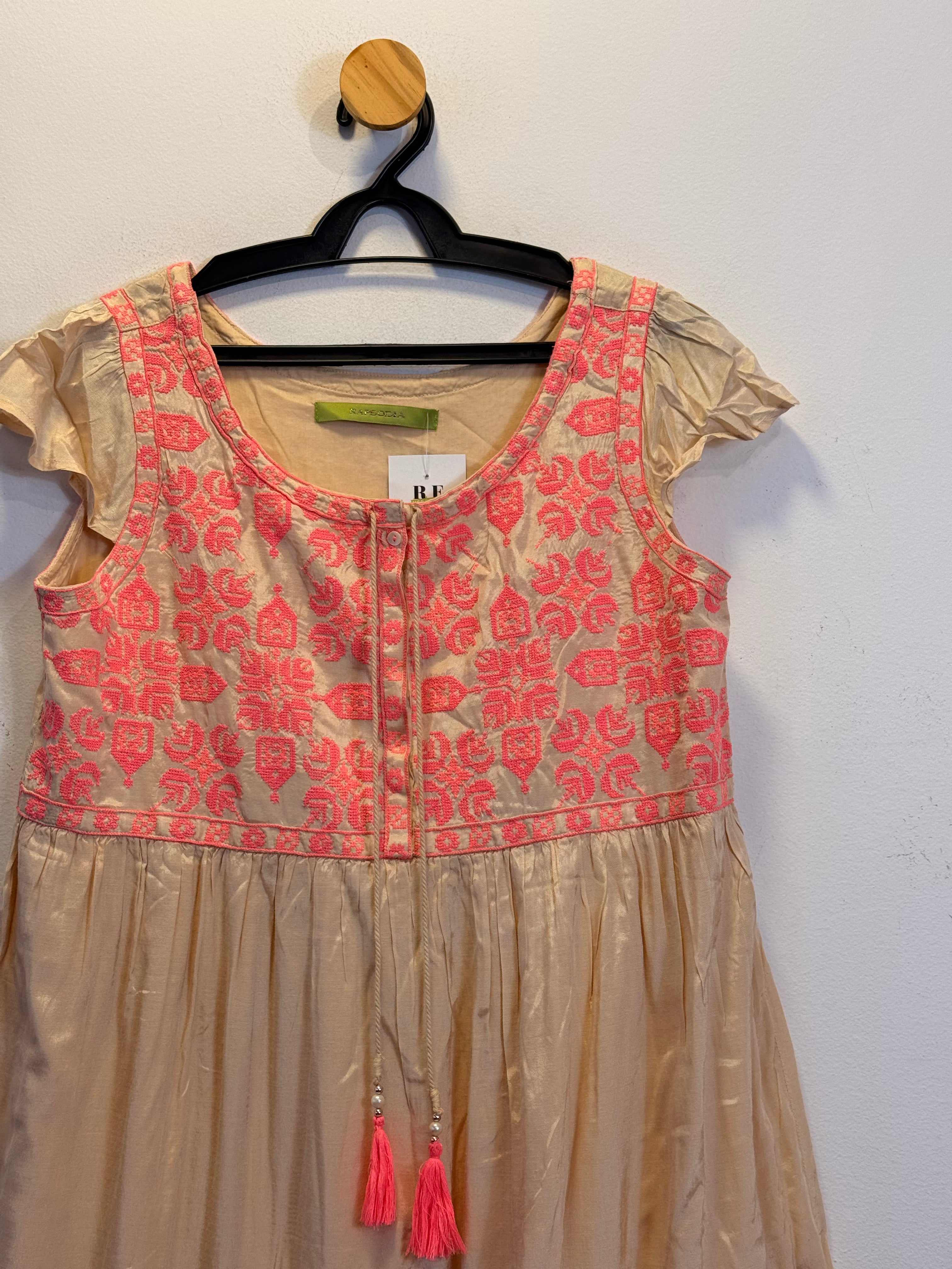 Vestido Bege Rapsodia