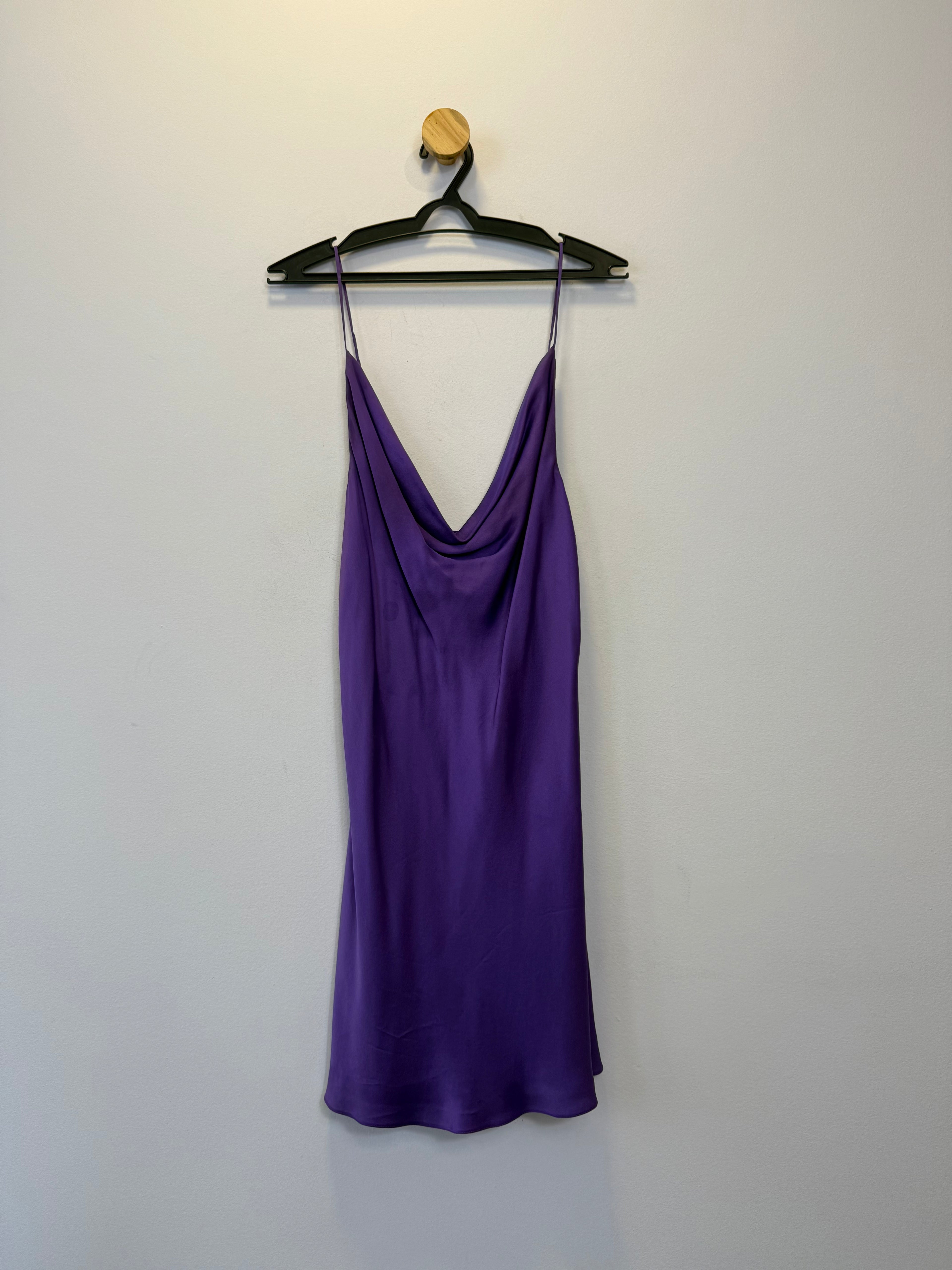 Slipdress de Seda Violeta