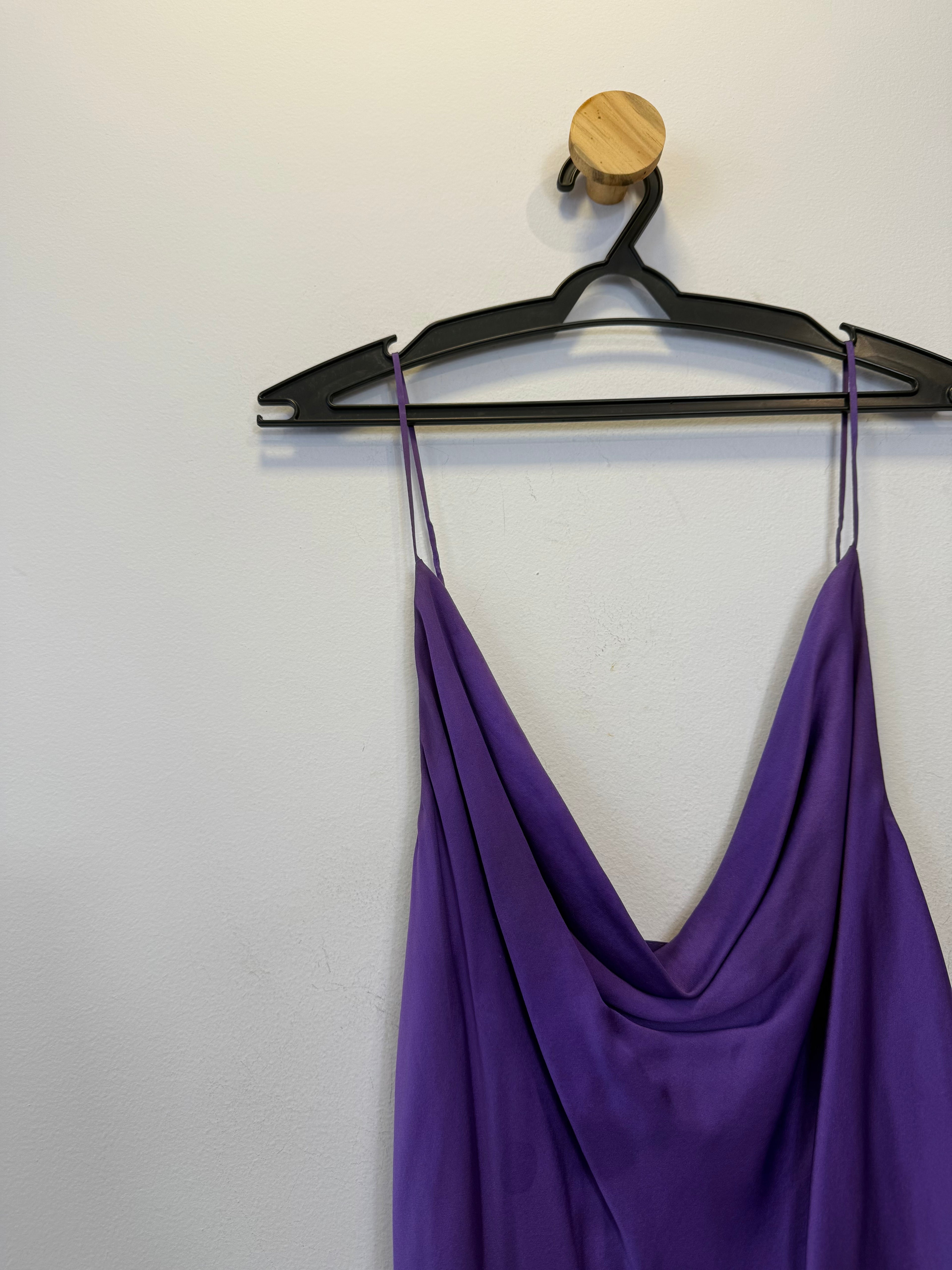 Slipdress de Seda Violeta