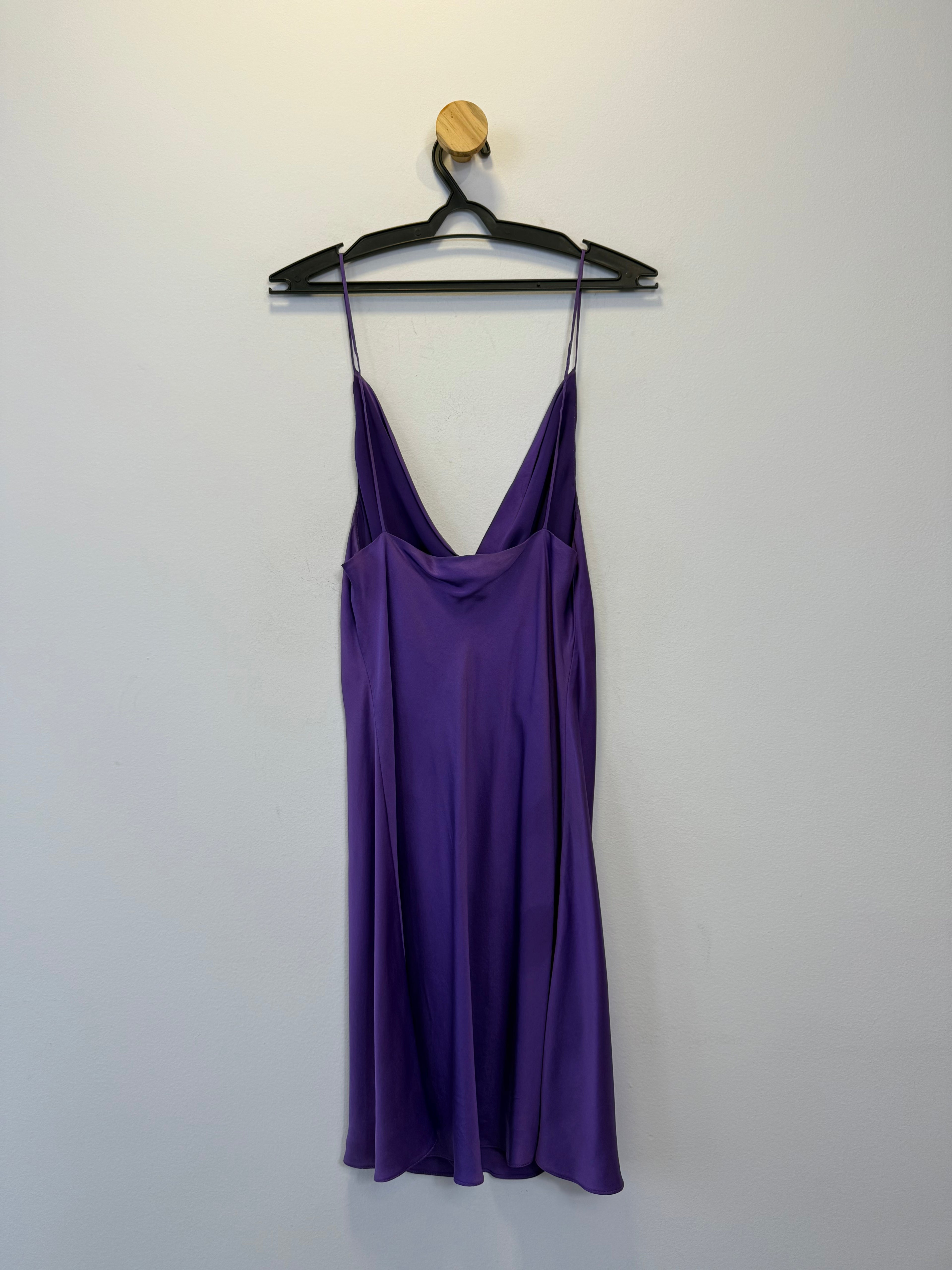 Slipdress de Seda Violeta