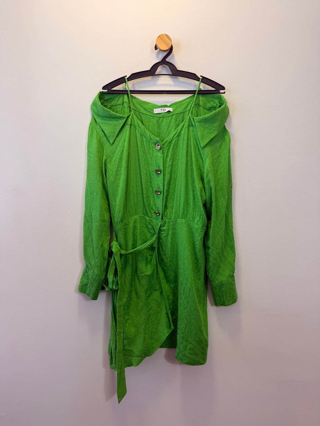Vestido Animal Print Verde