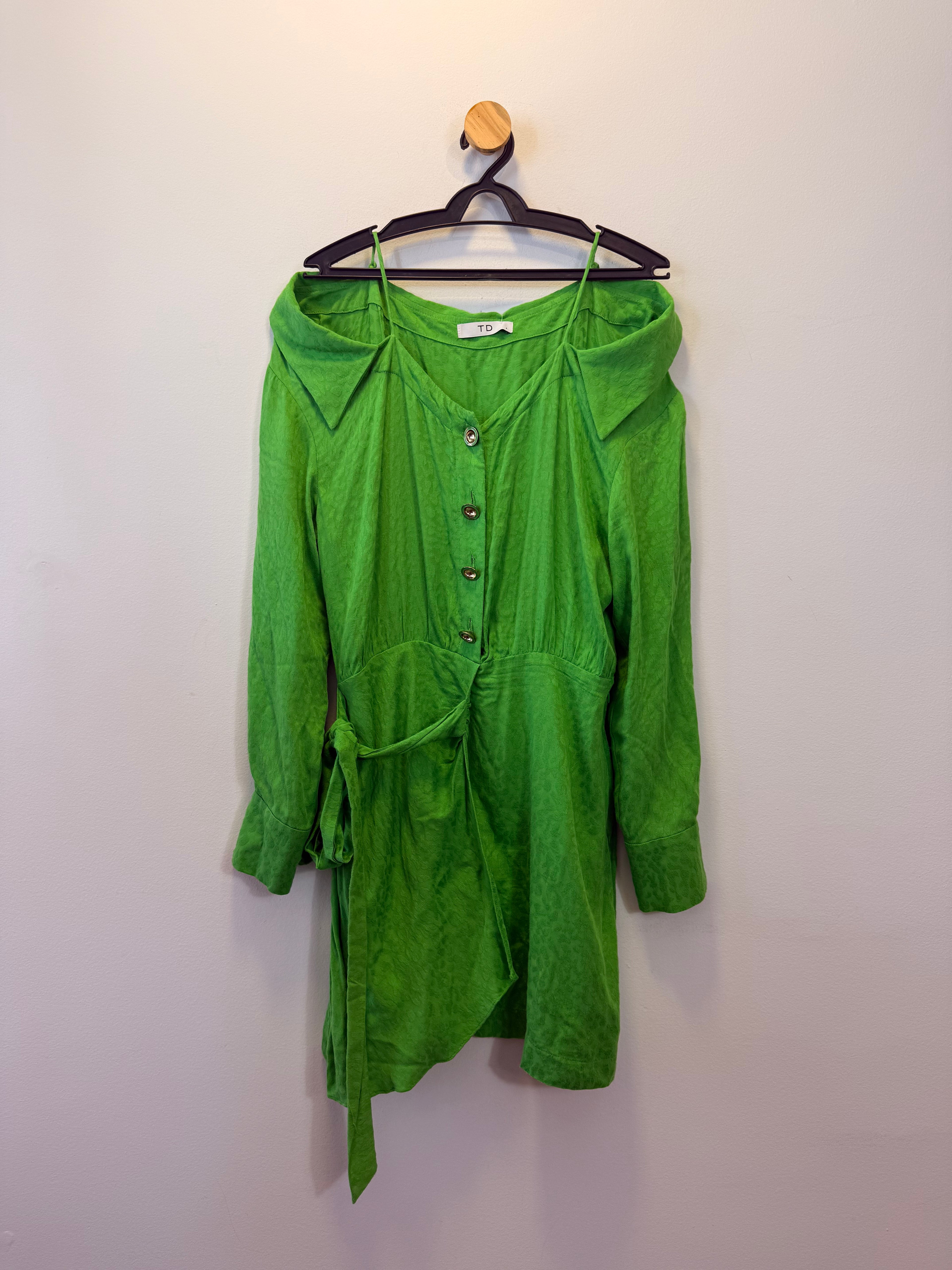 Vestido Animal Print Verde