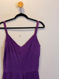Vestido Roxo de Couro