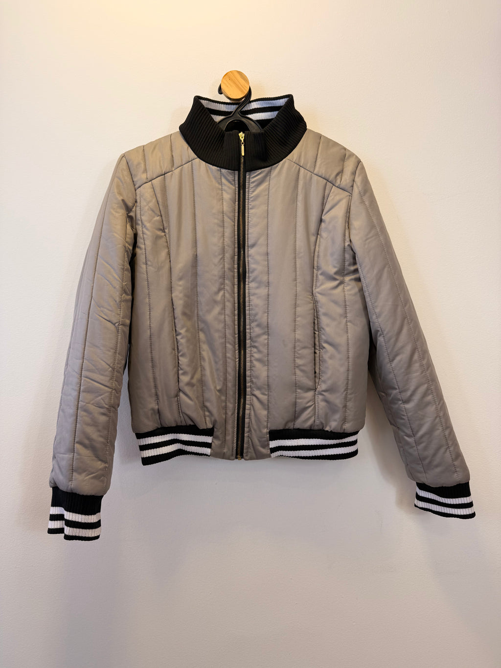 Jaqueta Bomber Cinza