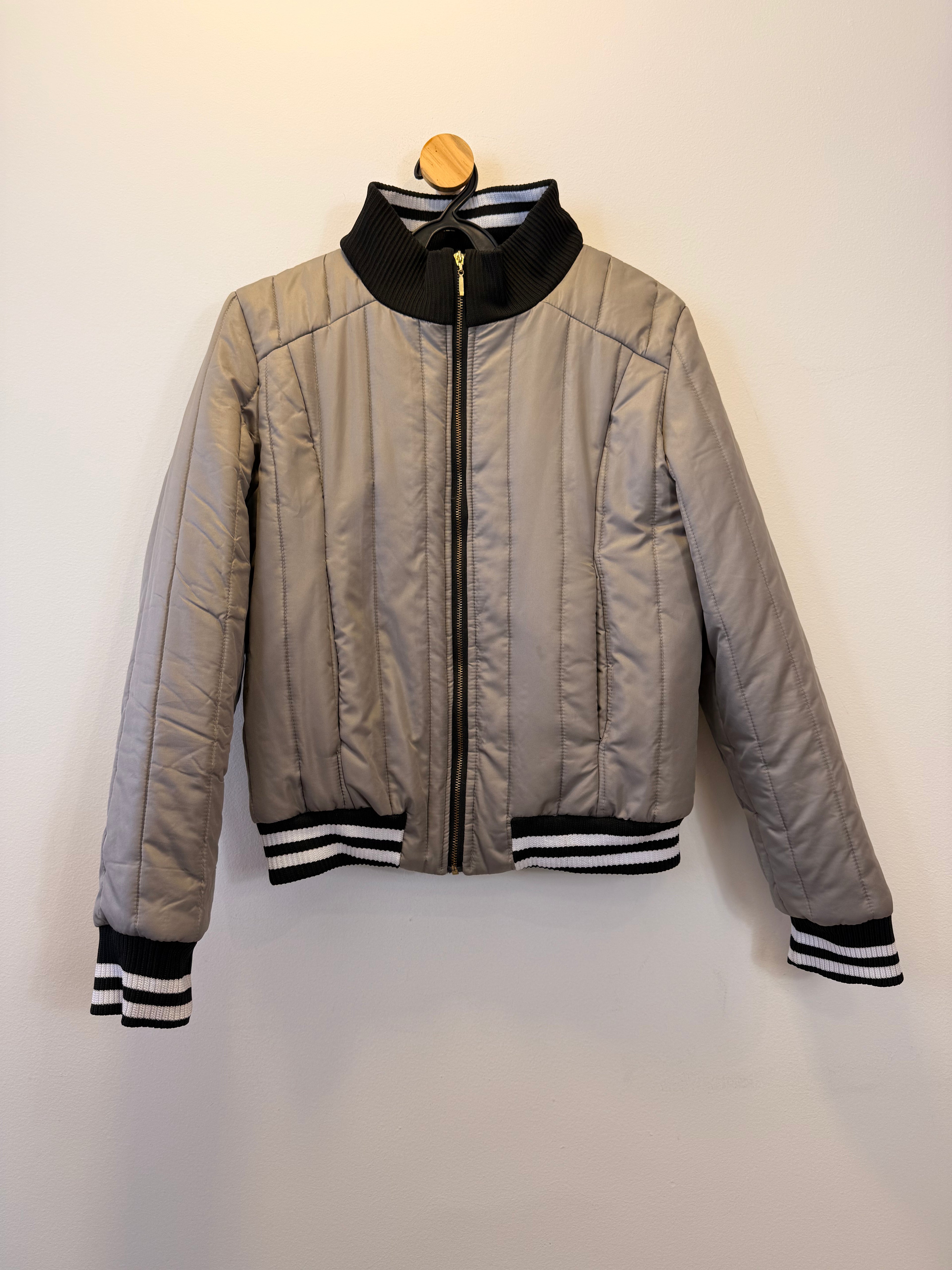 Jaqueta Bomber Cinza