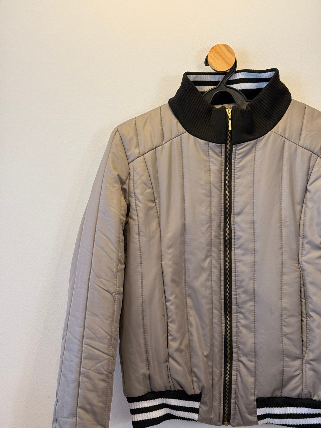 Jaqueta Bomber Cinza