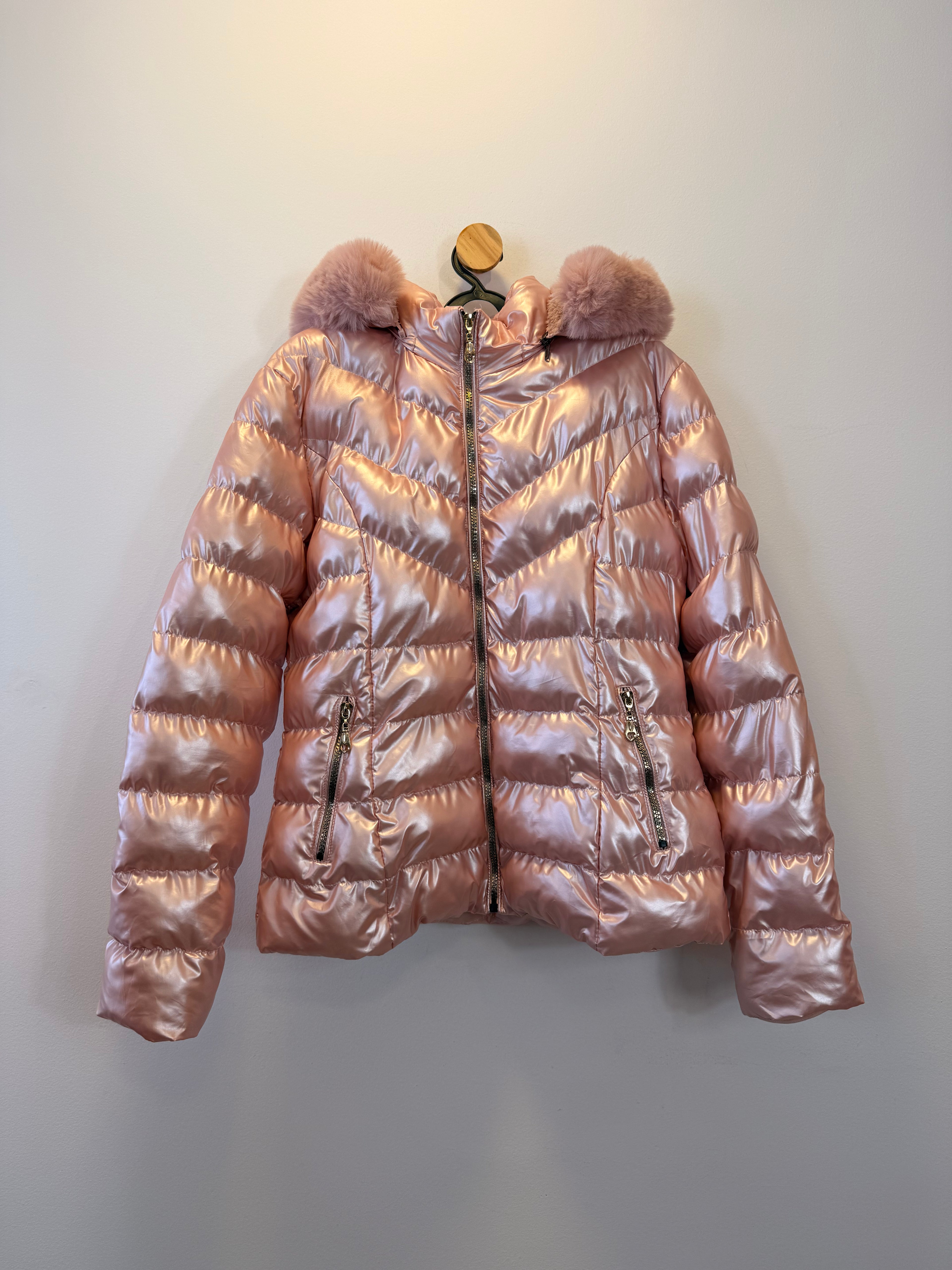 Jaqueta Puffer Rosa