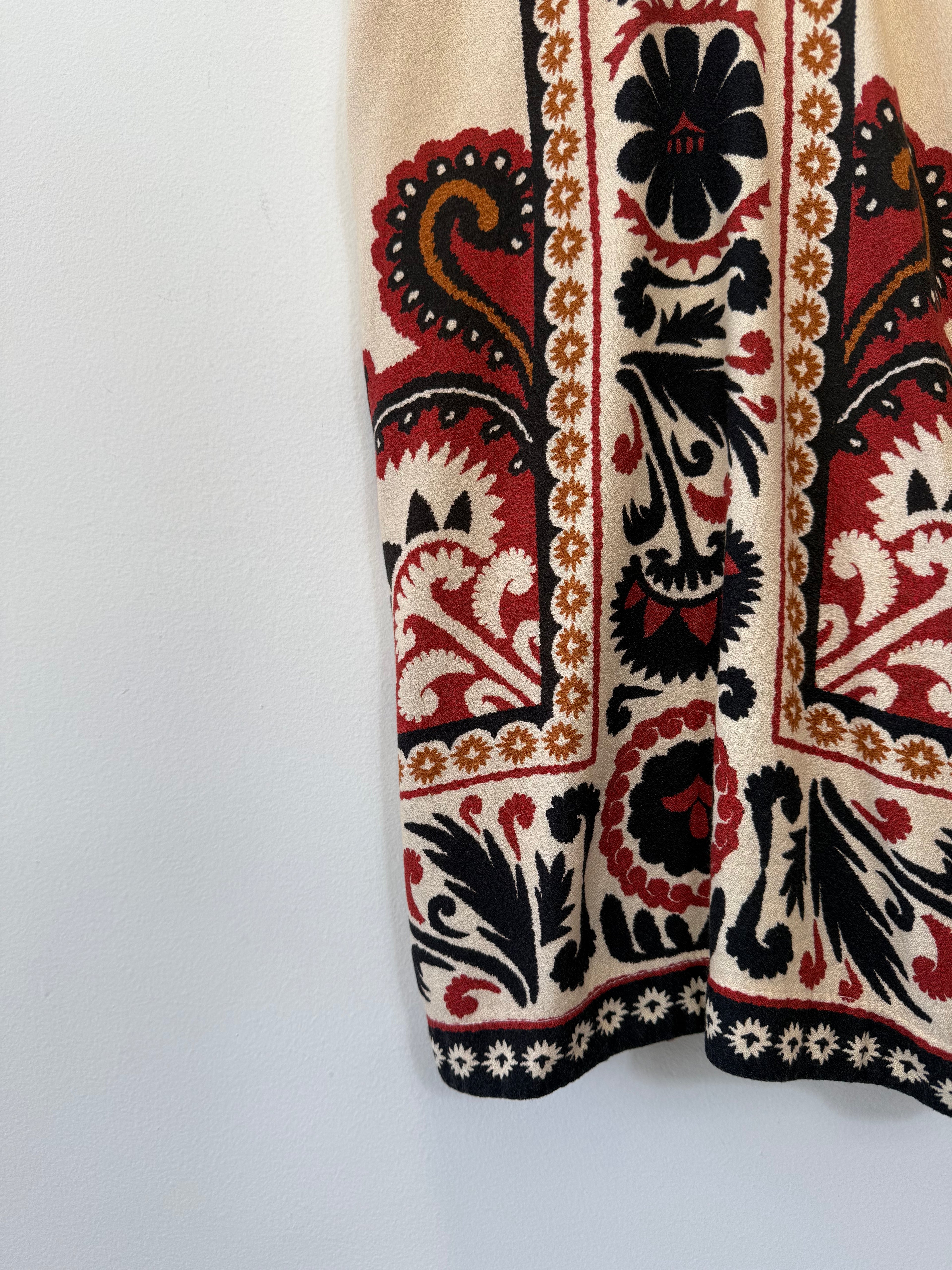 Vestido Arabescos Terrosos