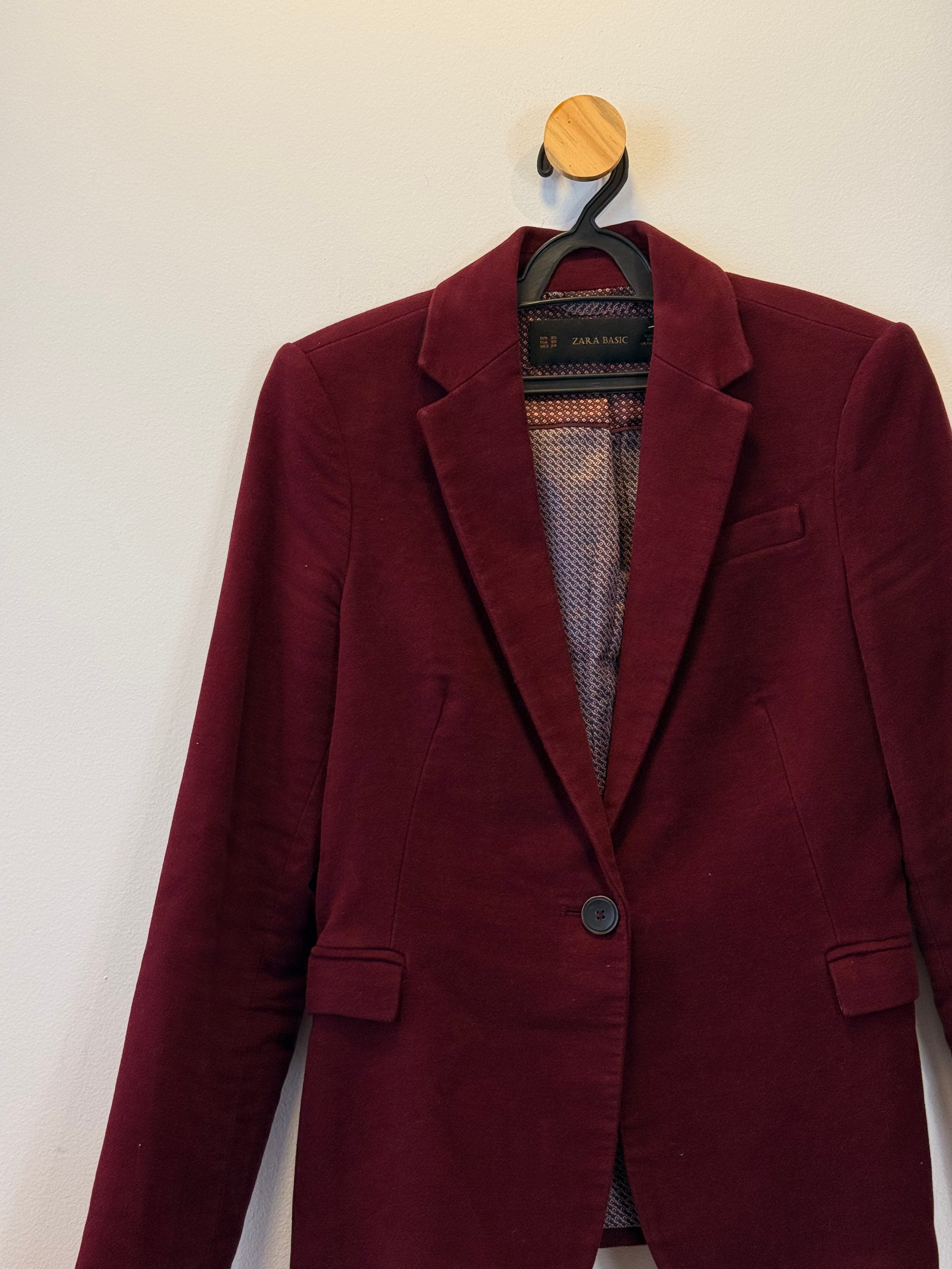 Blazer Vinho Zara