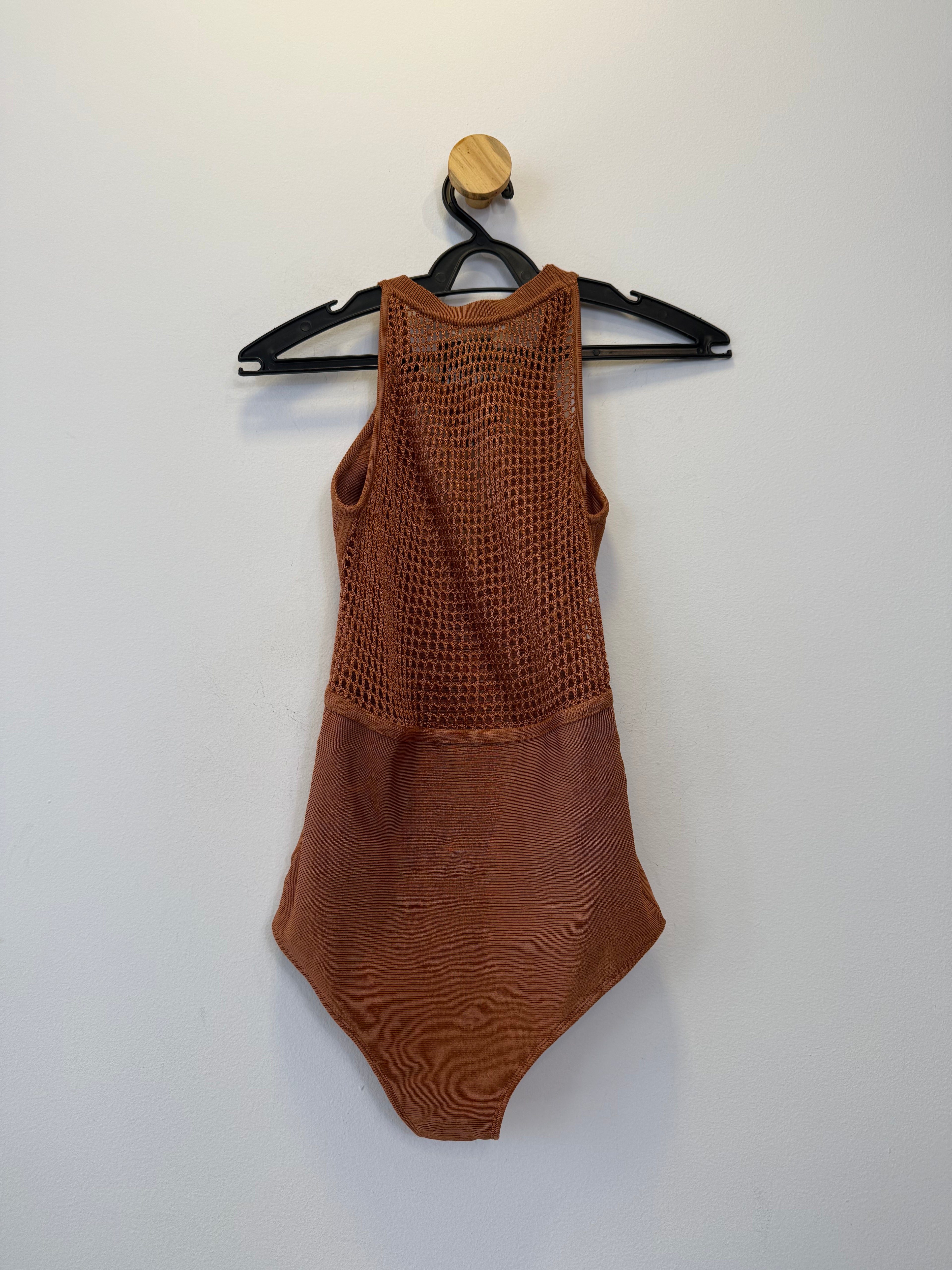 Conjunto Tricot Marrom