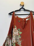 Vestido Terracota Floral