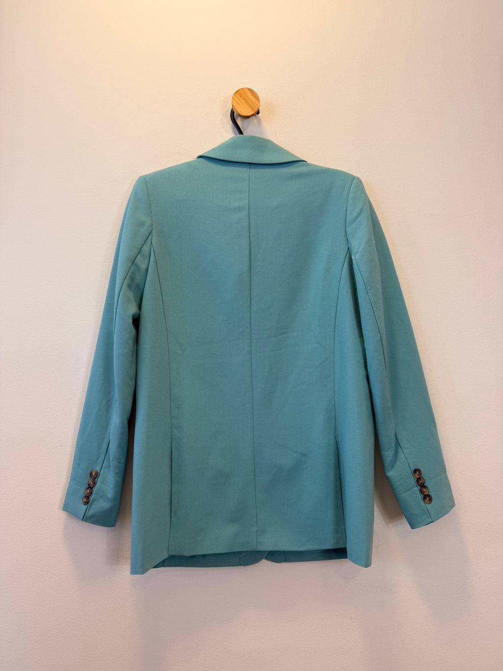 Blazer Alongado Azul Claro