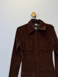 Macacão Veludo Marrom