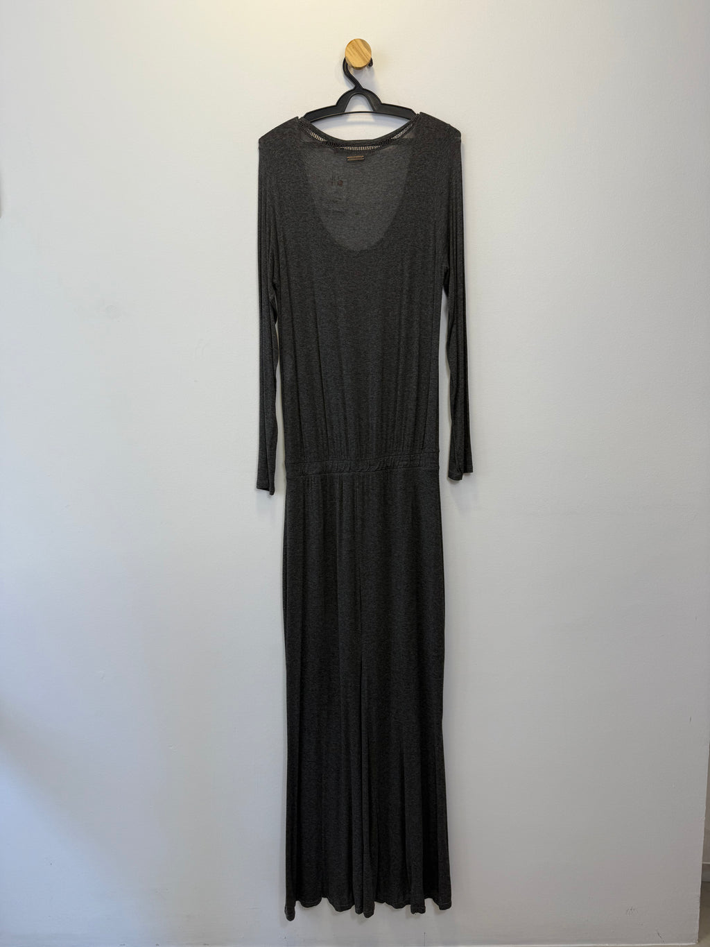 Vestido Longo Cinza Chumbo