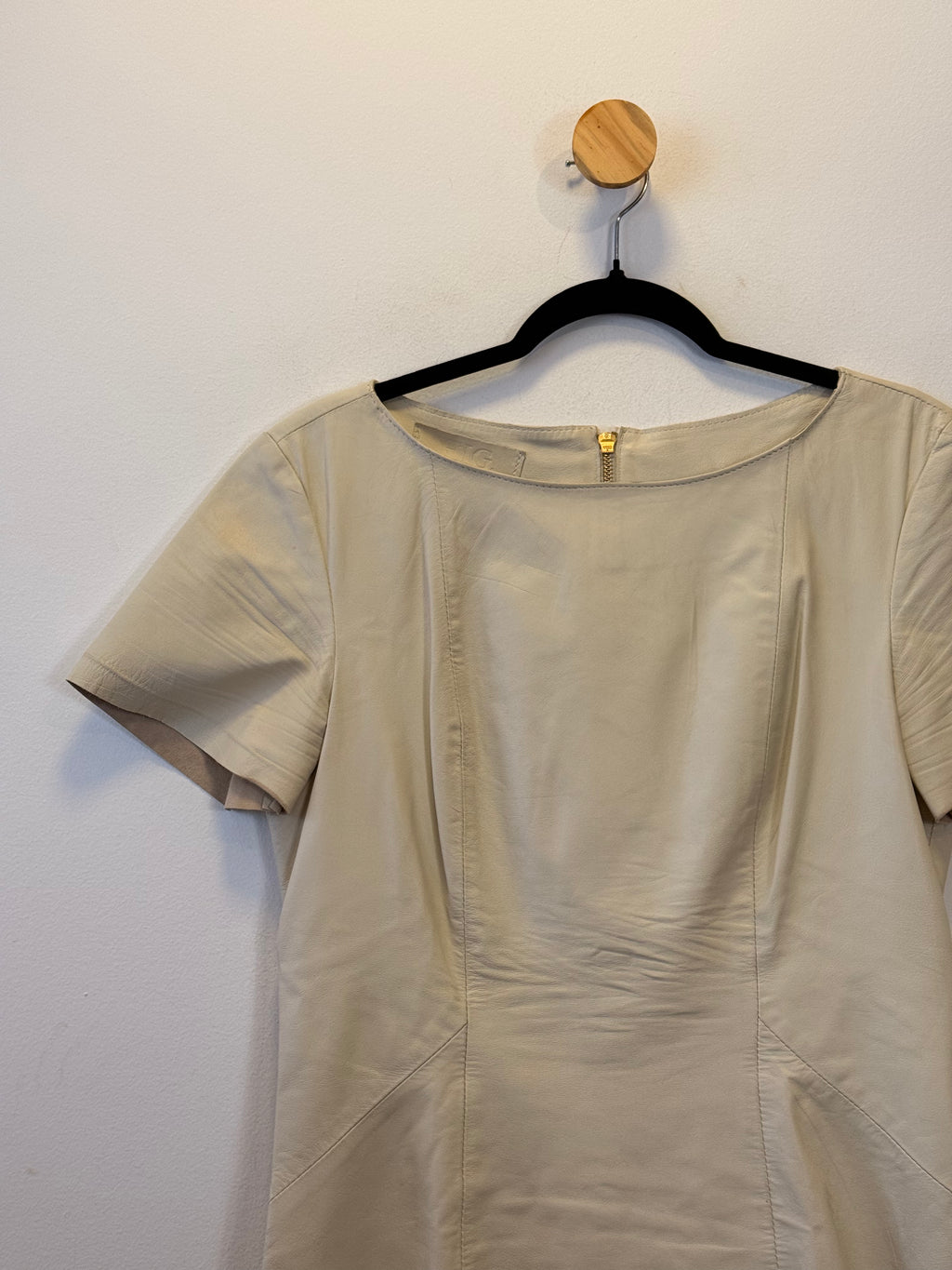 Blusa de Couro Off White